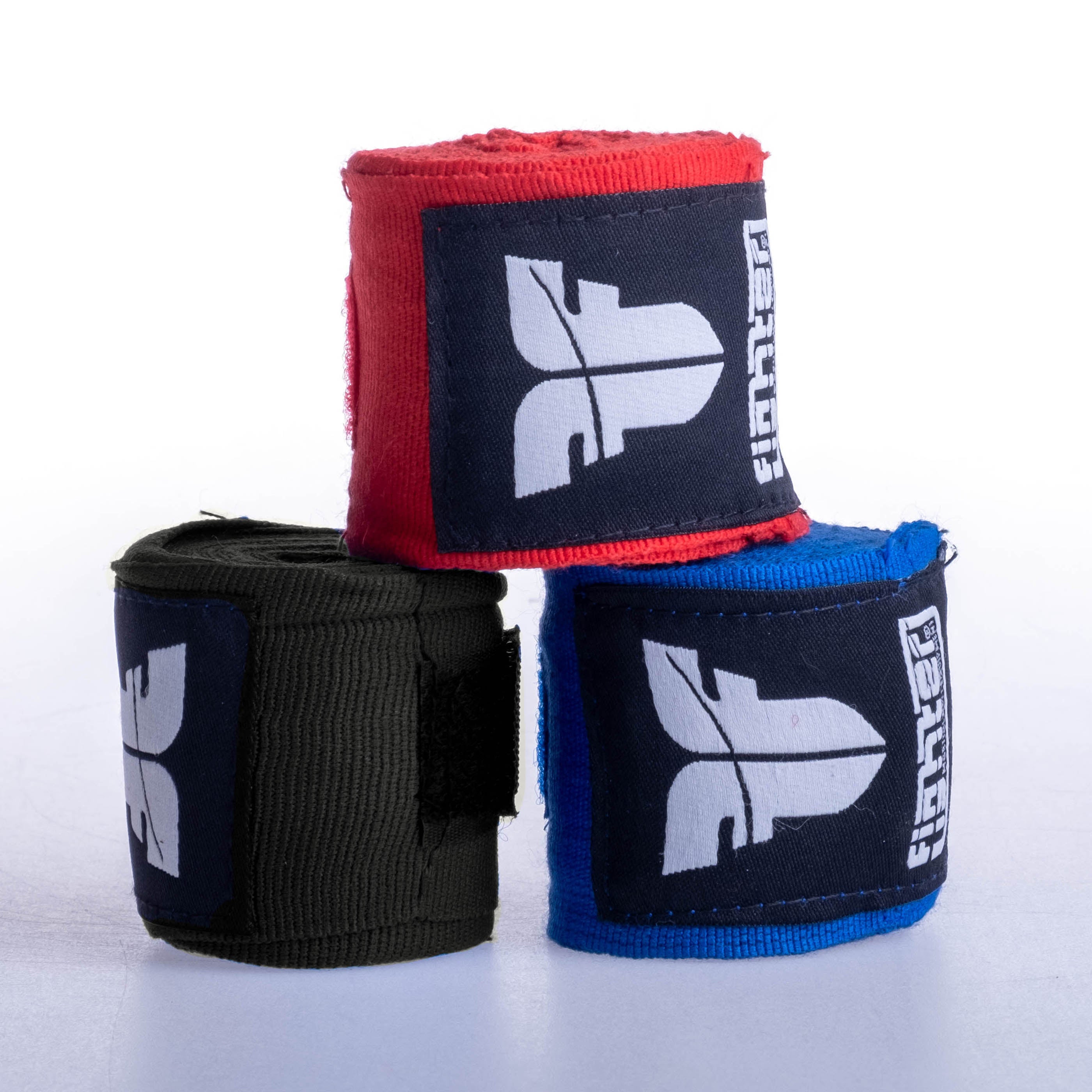 Fighter Semi-Elastic Hand Wraps - black, FHW-3030-02