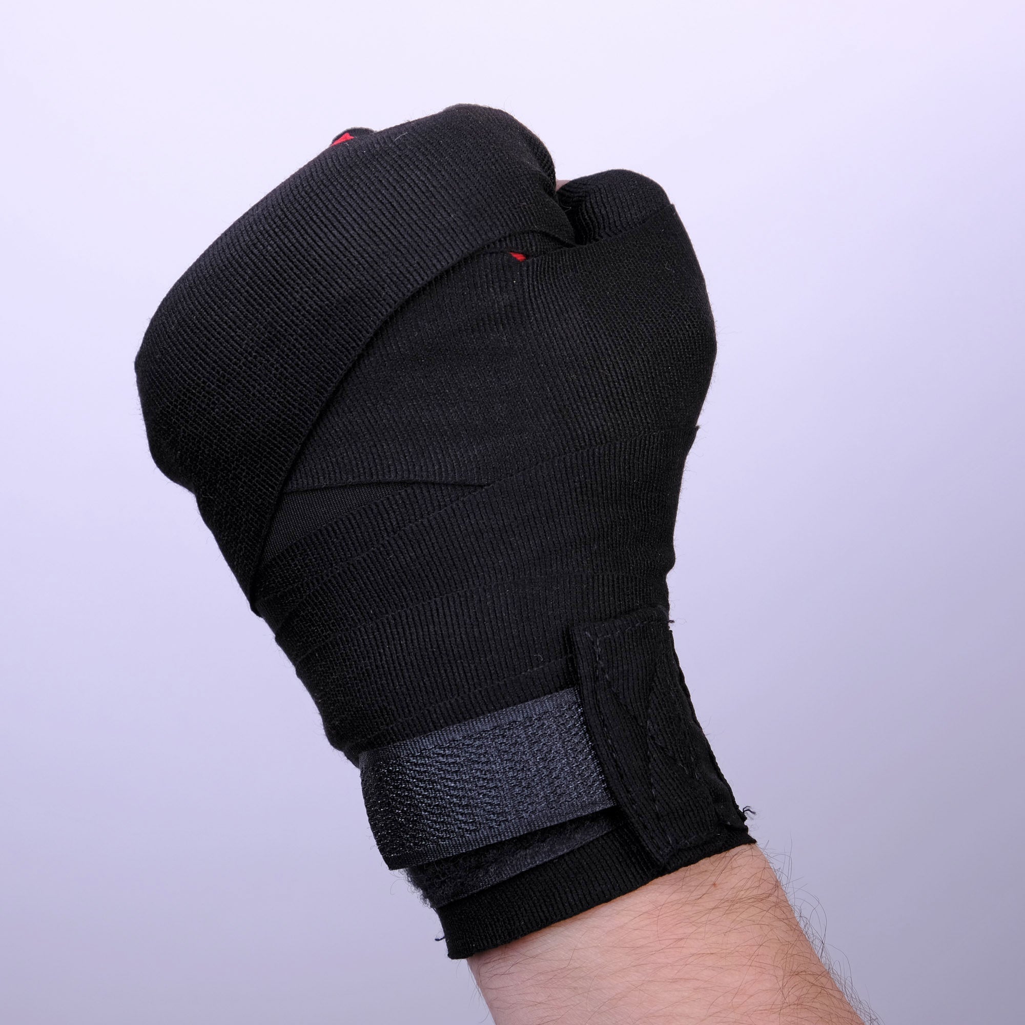 Fighter Gel Hand Wraps - black/gray, FGWN-001BG