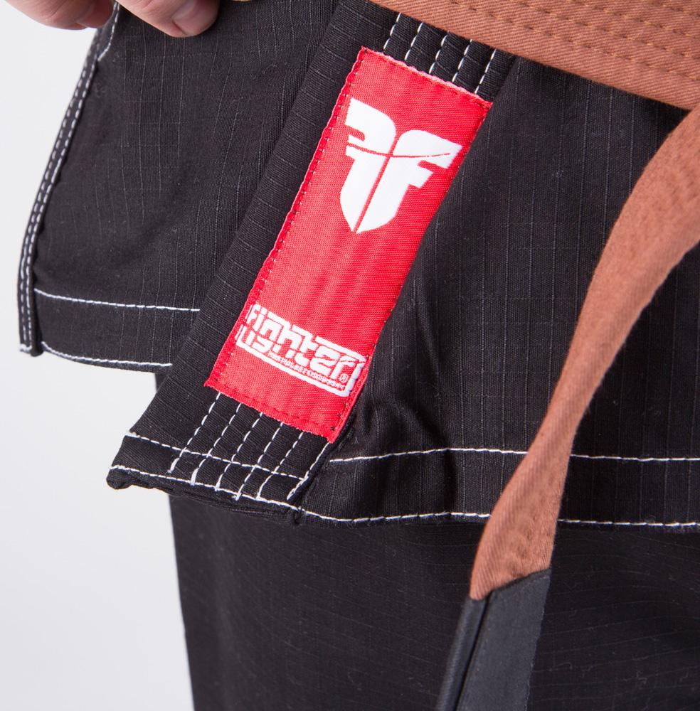 Fighter BJJ Ripstop Gi Rip Stop - black