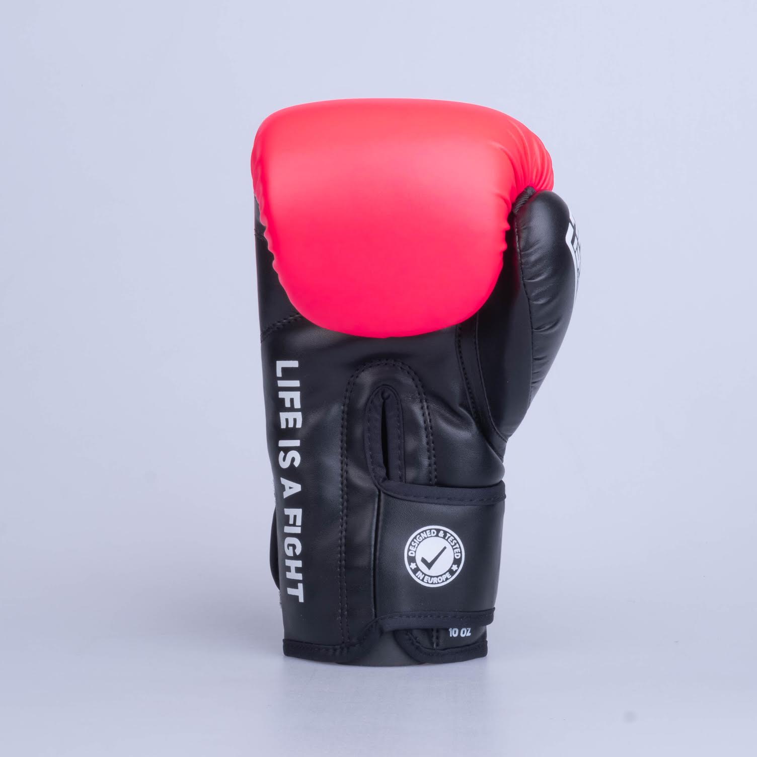 Fighter Boxing Gloves Training PU - black/pink, FBG-TRP-003