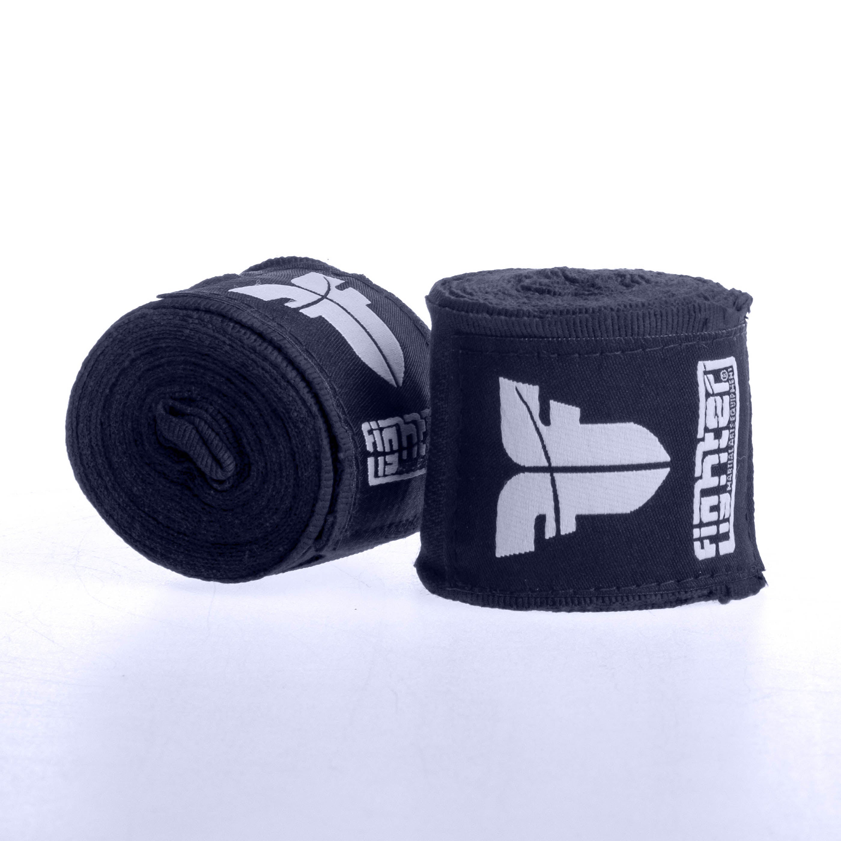 Fighter Semi-Elastic Hand Wraps - black, FHW-3030-02