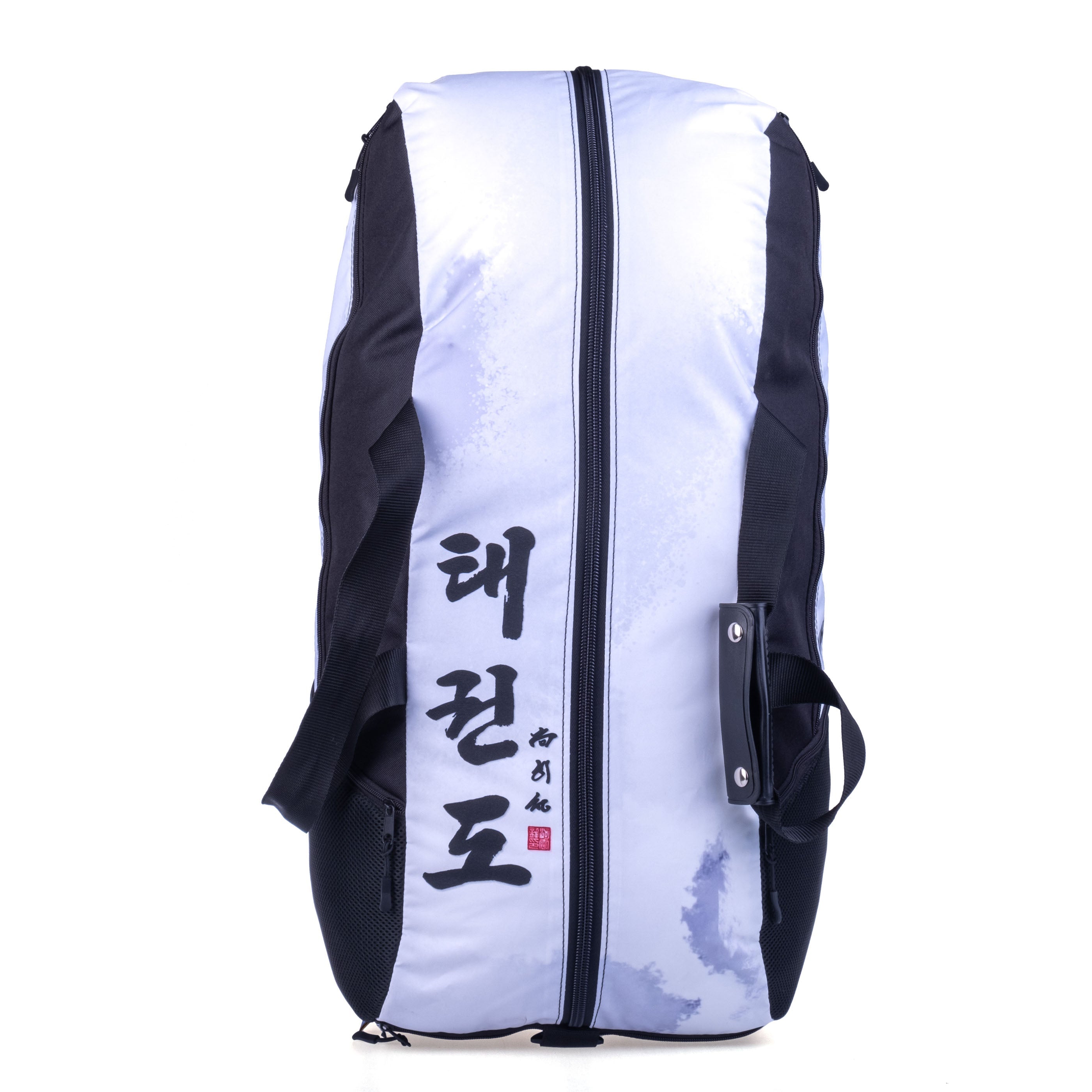 Fighter Sports Bag/Backpack - Taekwon Do - white/gray, FTS-12-TD-PL