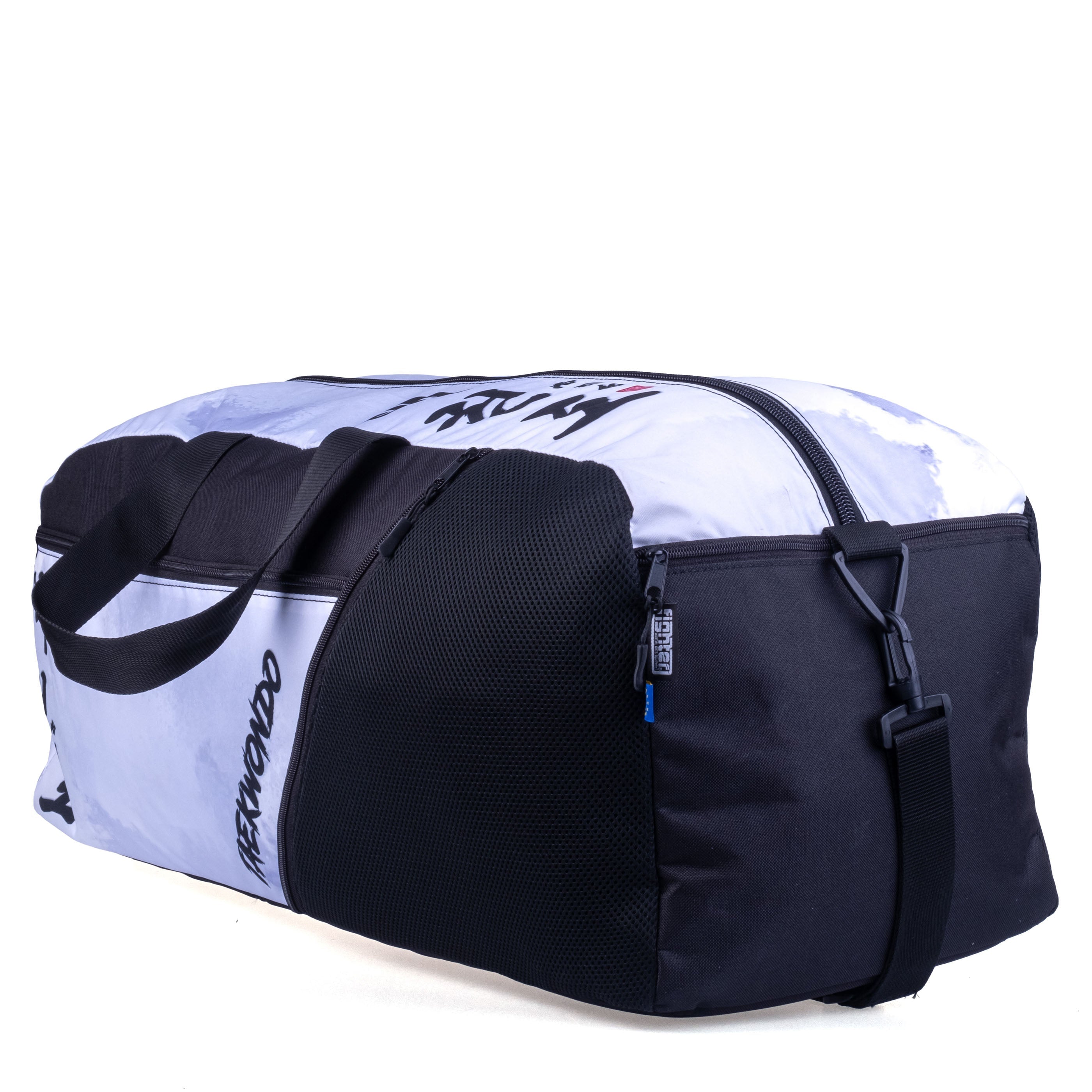 Fighter Sports Bag/Backpack - Taekwon Do - white/gray, FTS-12-TD-PL