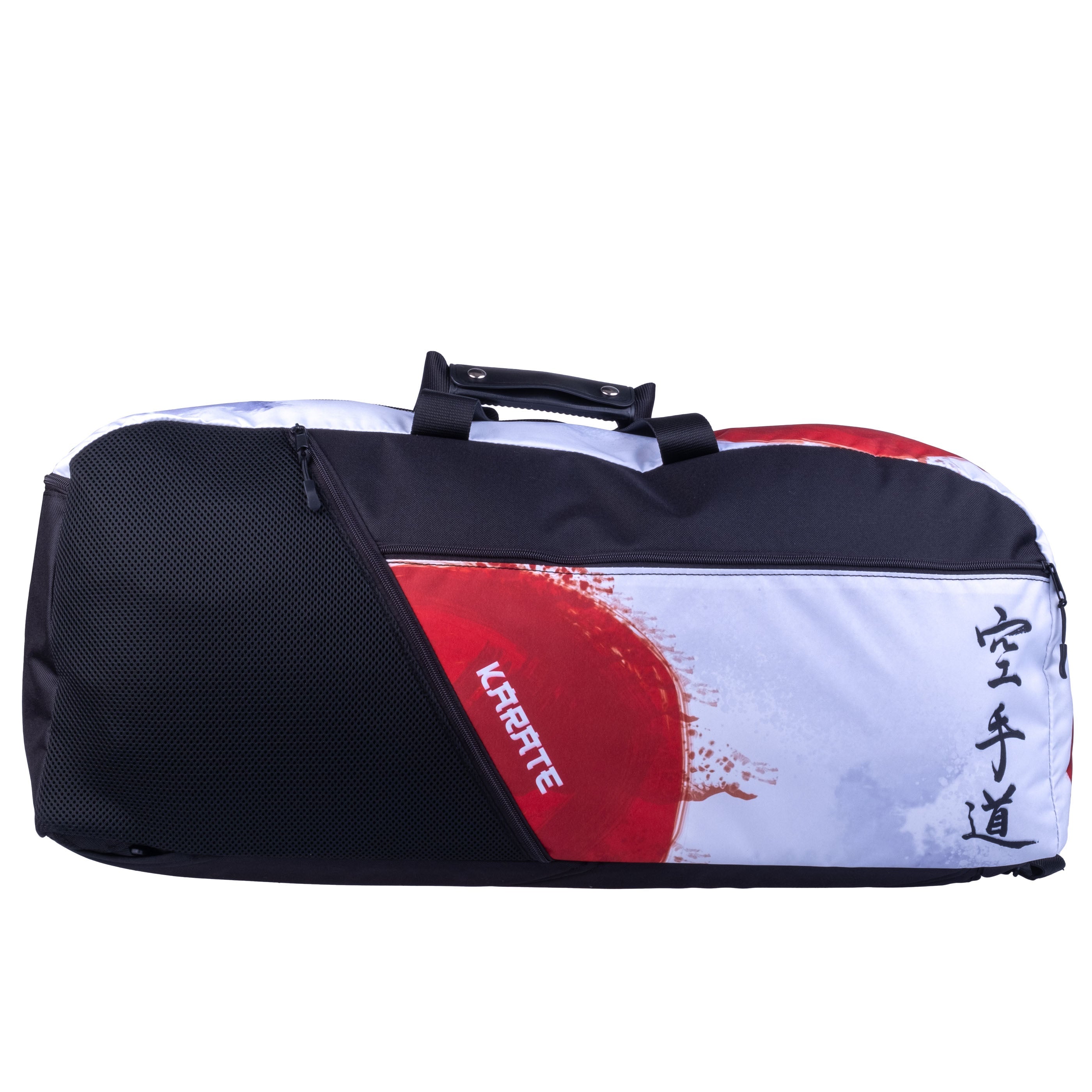 Fighter Sports Bag/Backpack - Karate - white/red, FTS-13-KRT