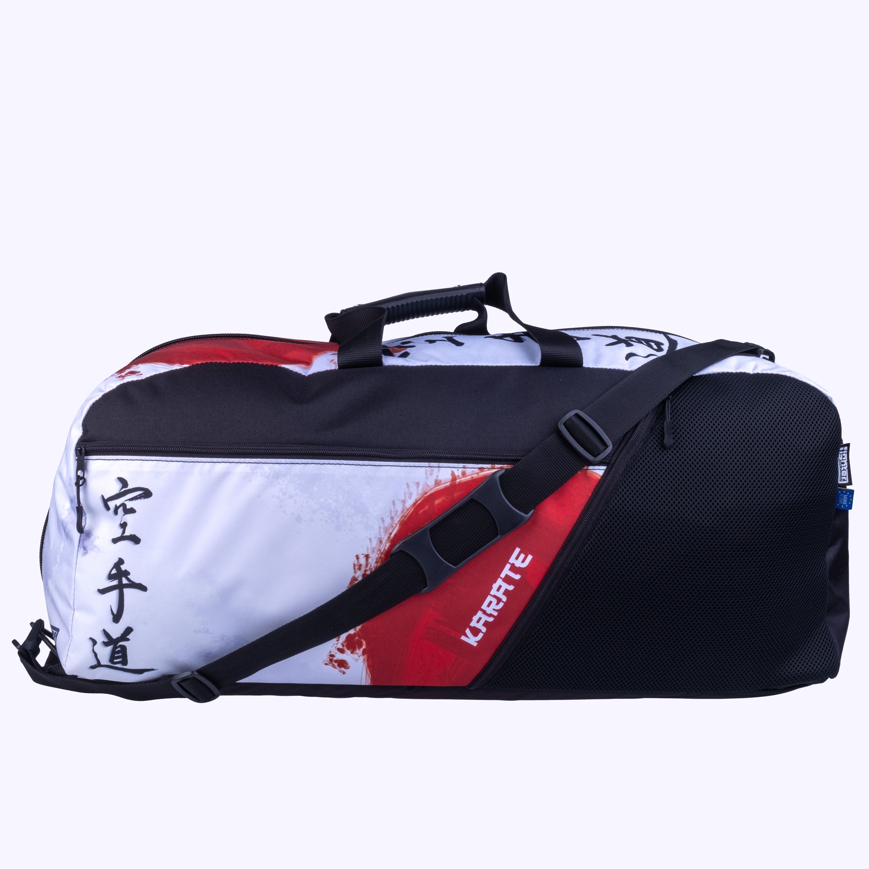 Fighter Sports Bag/Backpack - Karate - white/red, FTS-13-KRT