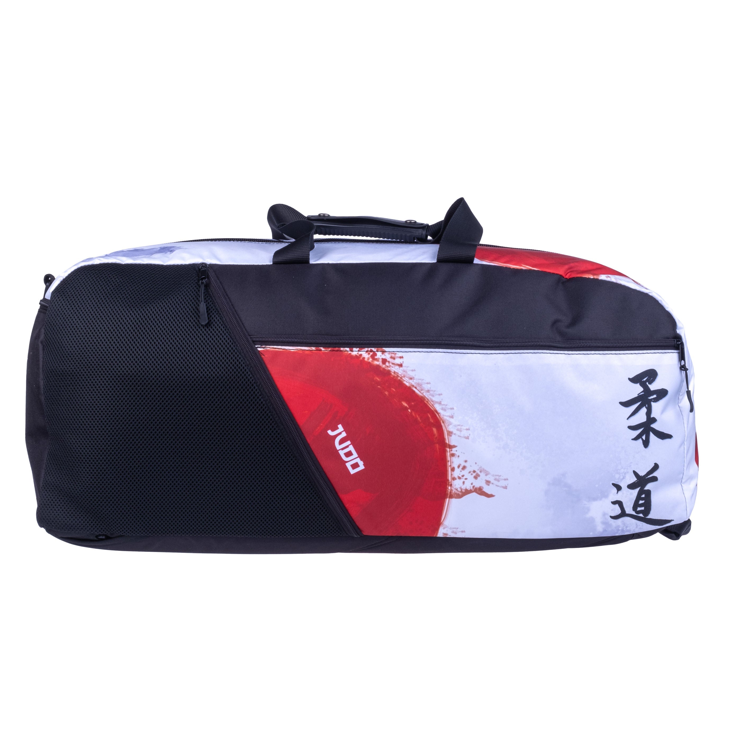 Fighter Sports Bag/Backpack - Judo - white/red, FTS-14-JUD