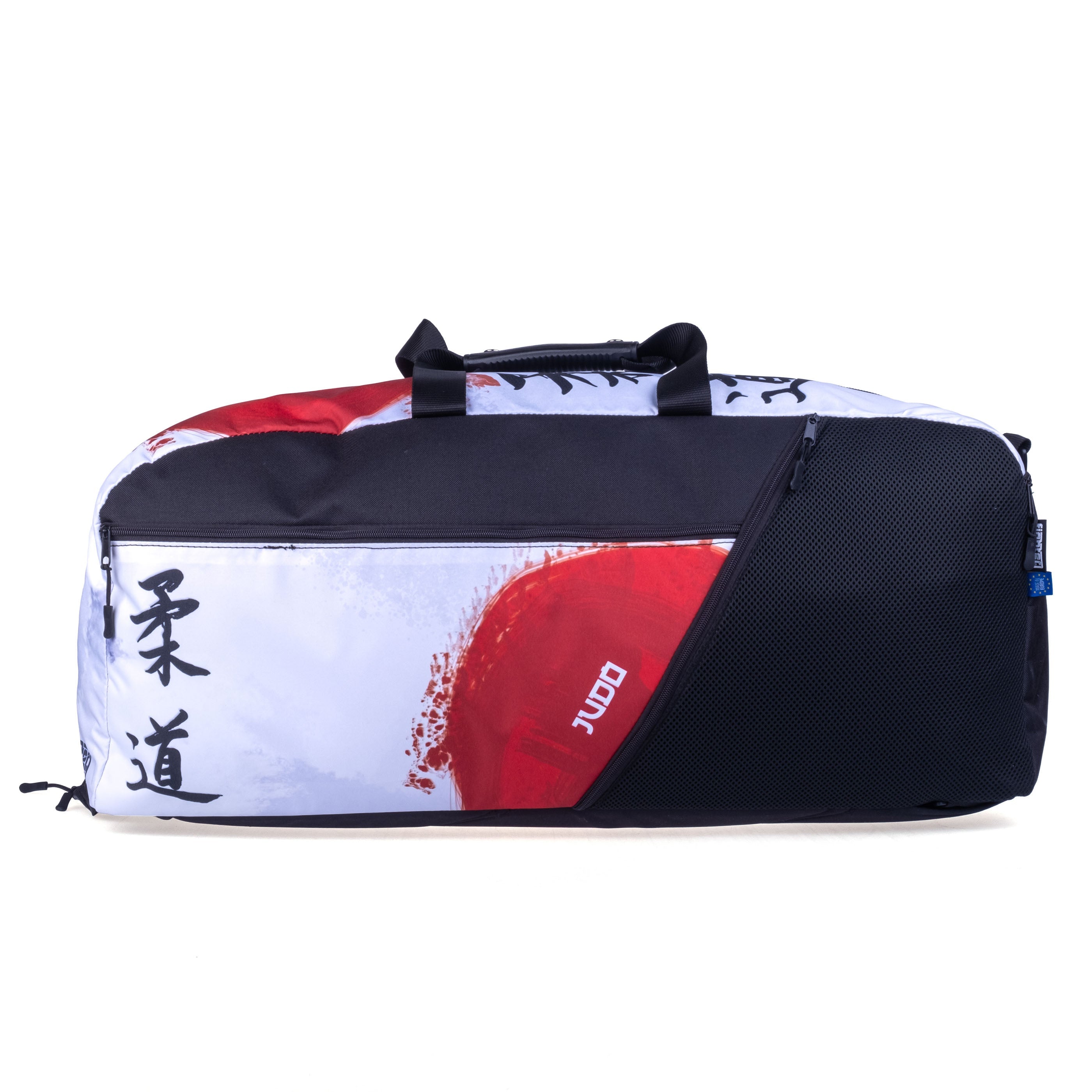 Fighter Sports Bag/Backpack - Judo - white/red, FTS-14-JUD