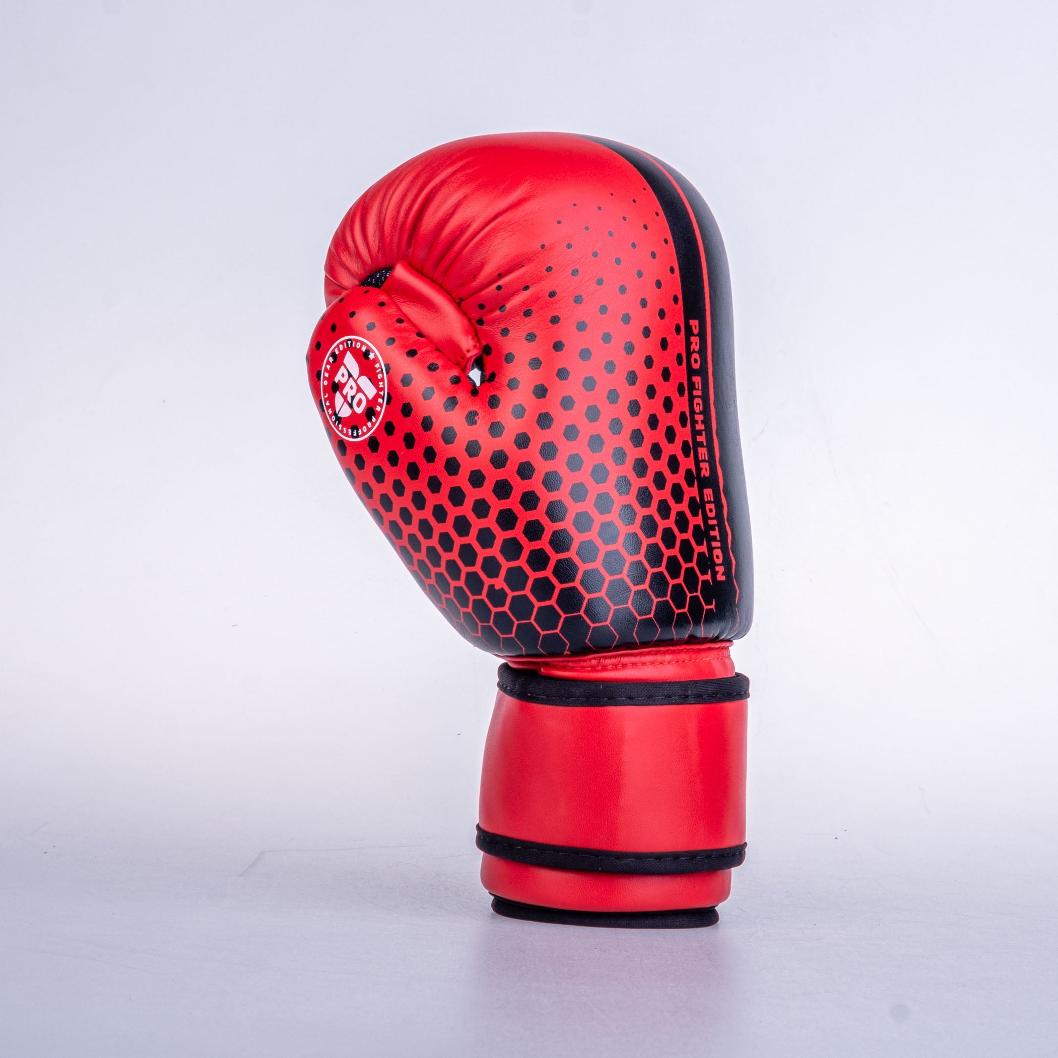 Fighter Open Gloves Pro Honeycomb - red/black