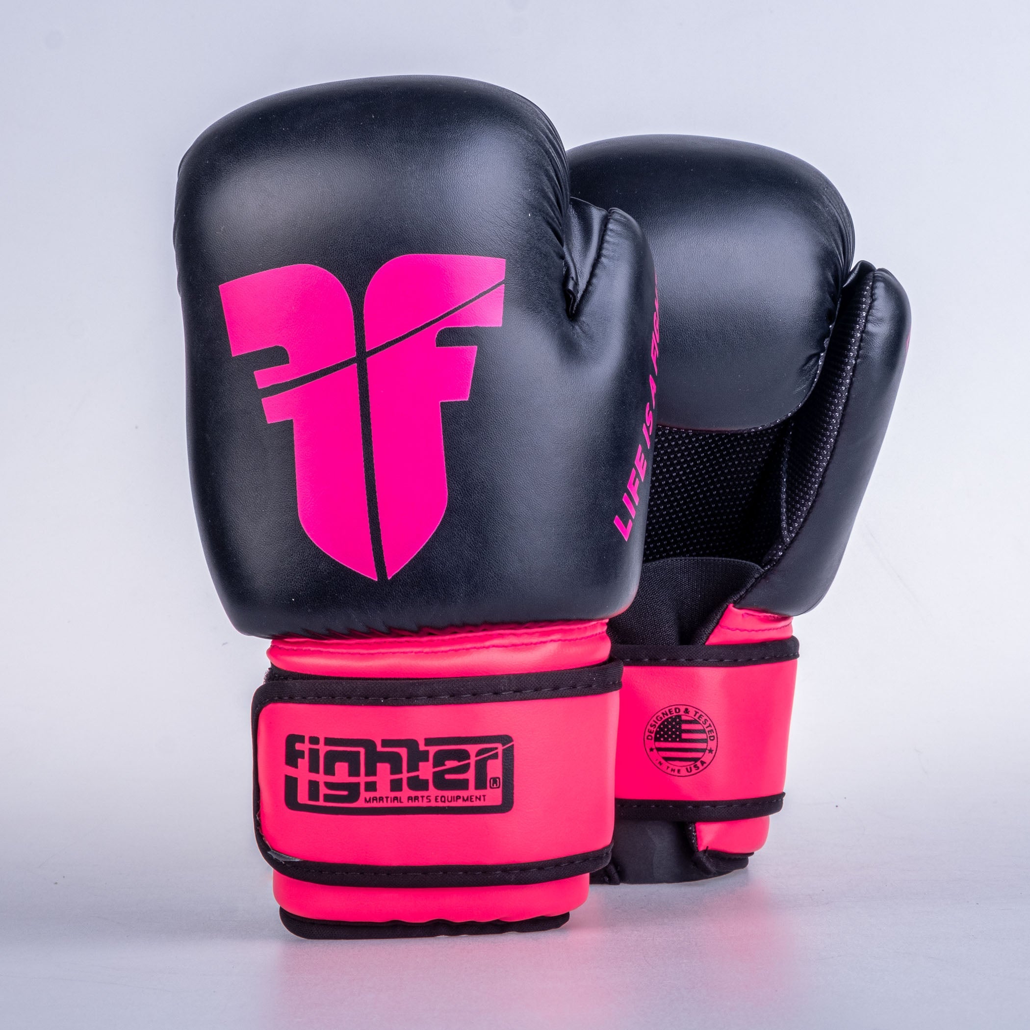 Fighter Open Gloves Pro - pink