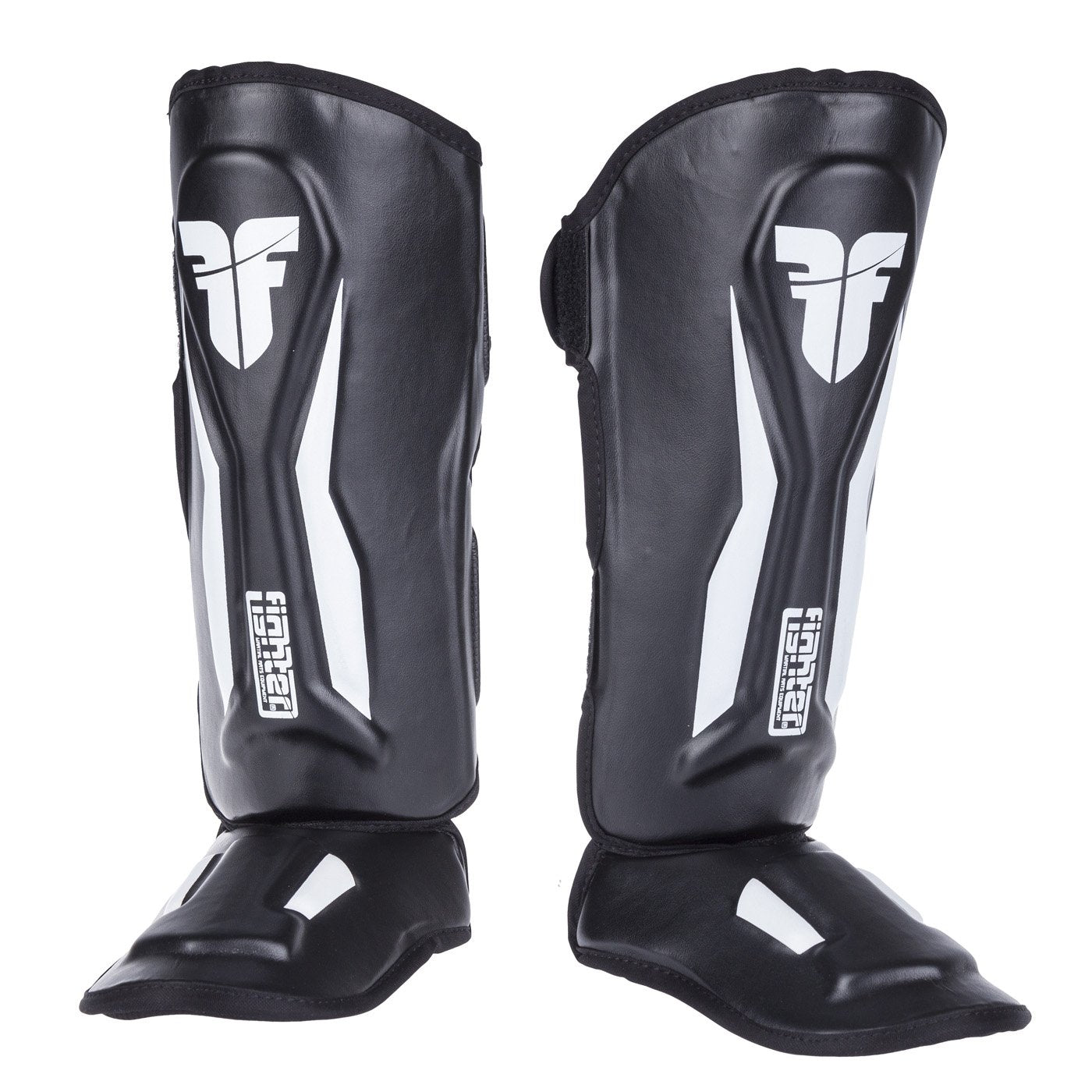 Fighter Shinguards Thai Ergo - black/white