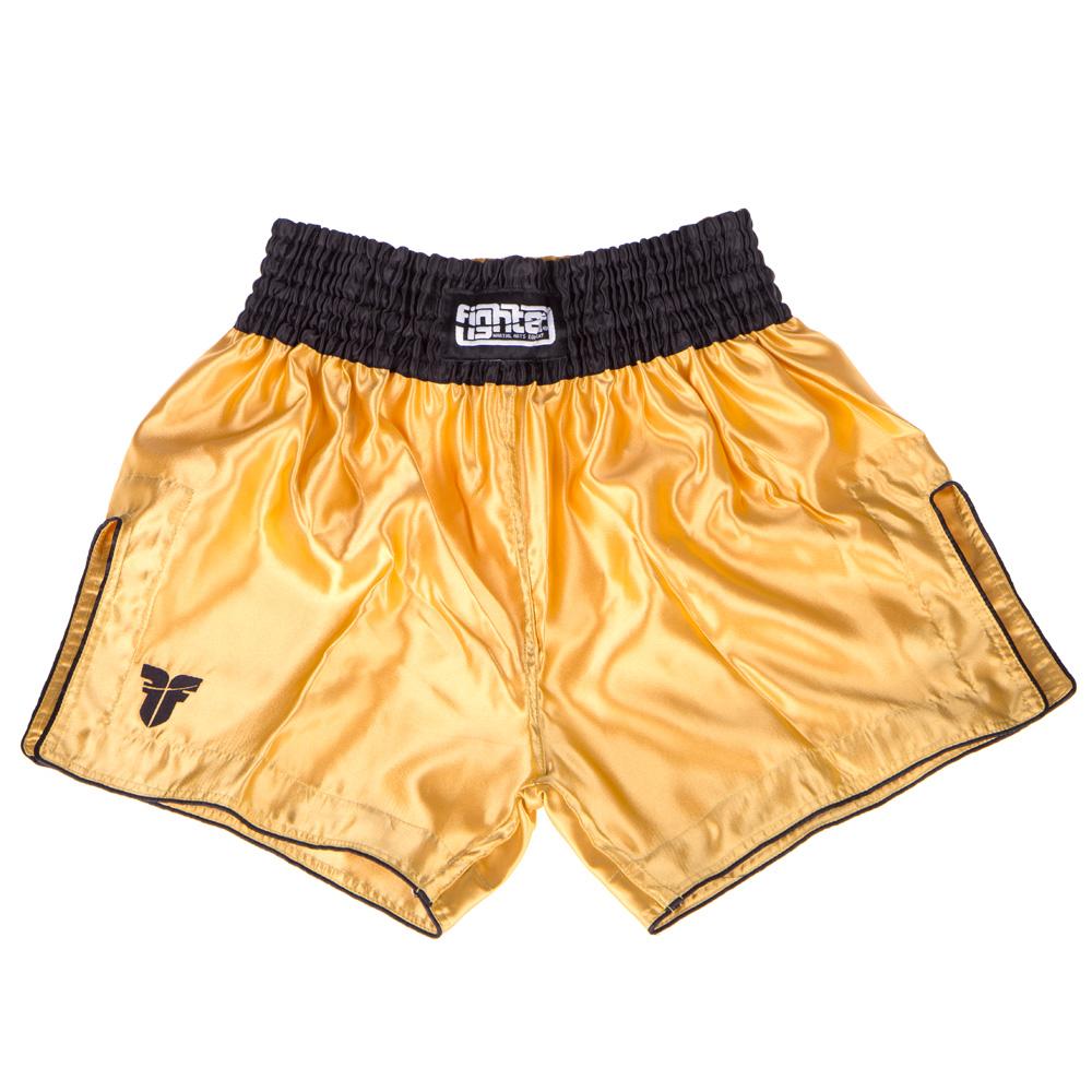 Fighter Thai Trunks Bangkok Plain - gold/black