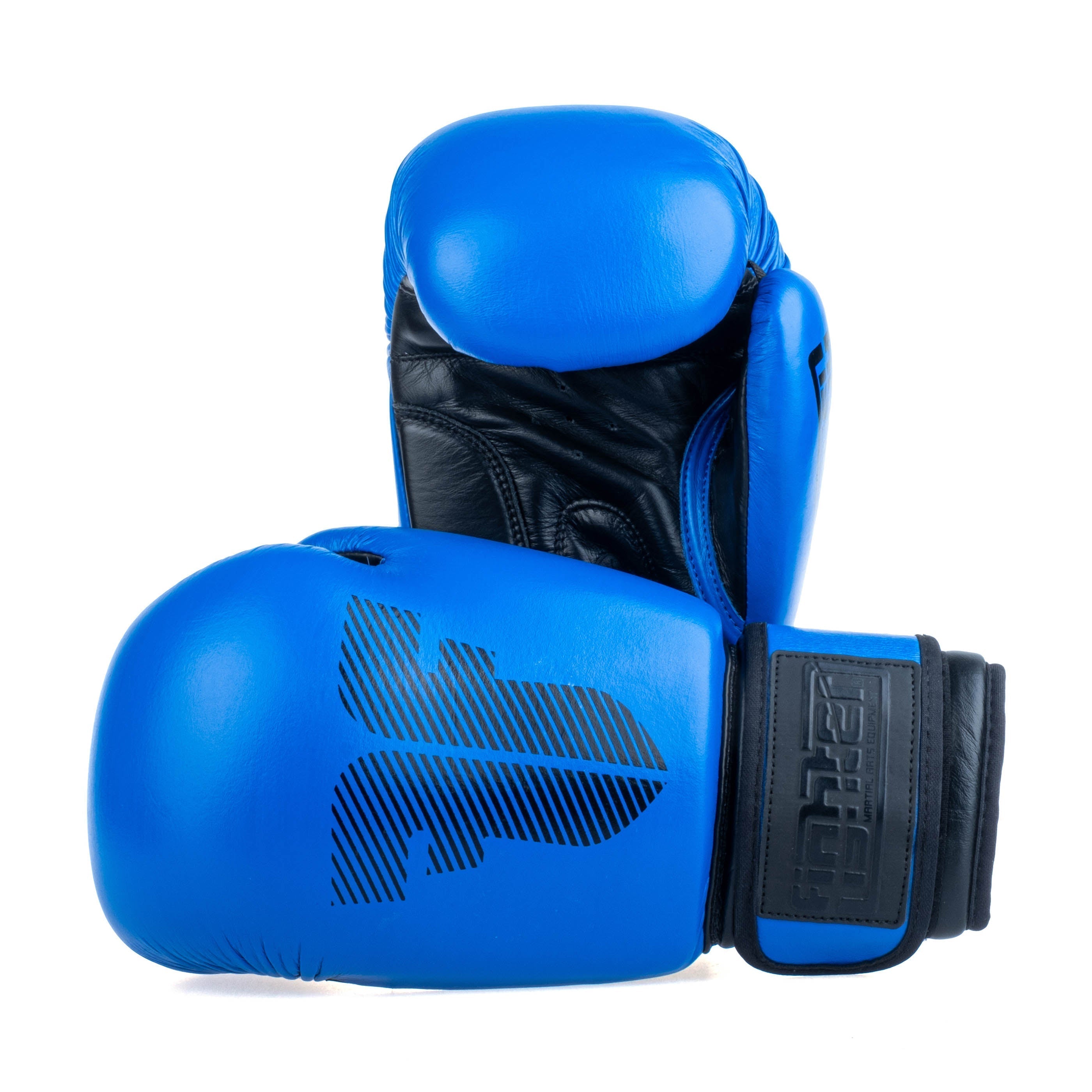 Fighter Boxing Gloves Round - blue, 1376-RNDXB