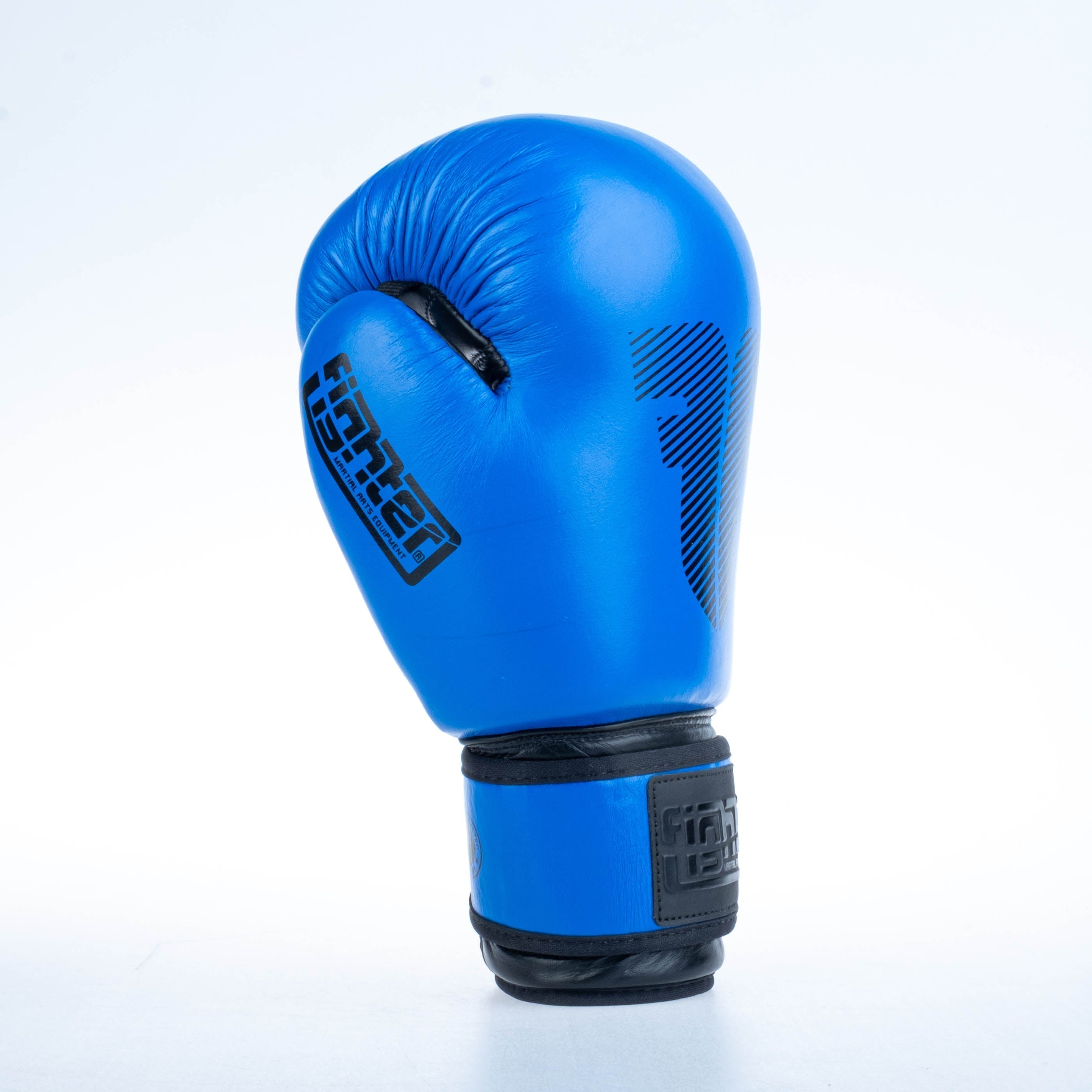 Fighter Boxing Gloves Round - blue, 1376-RNDXB