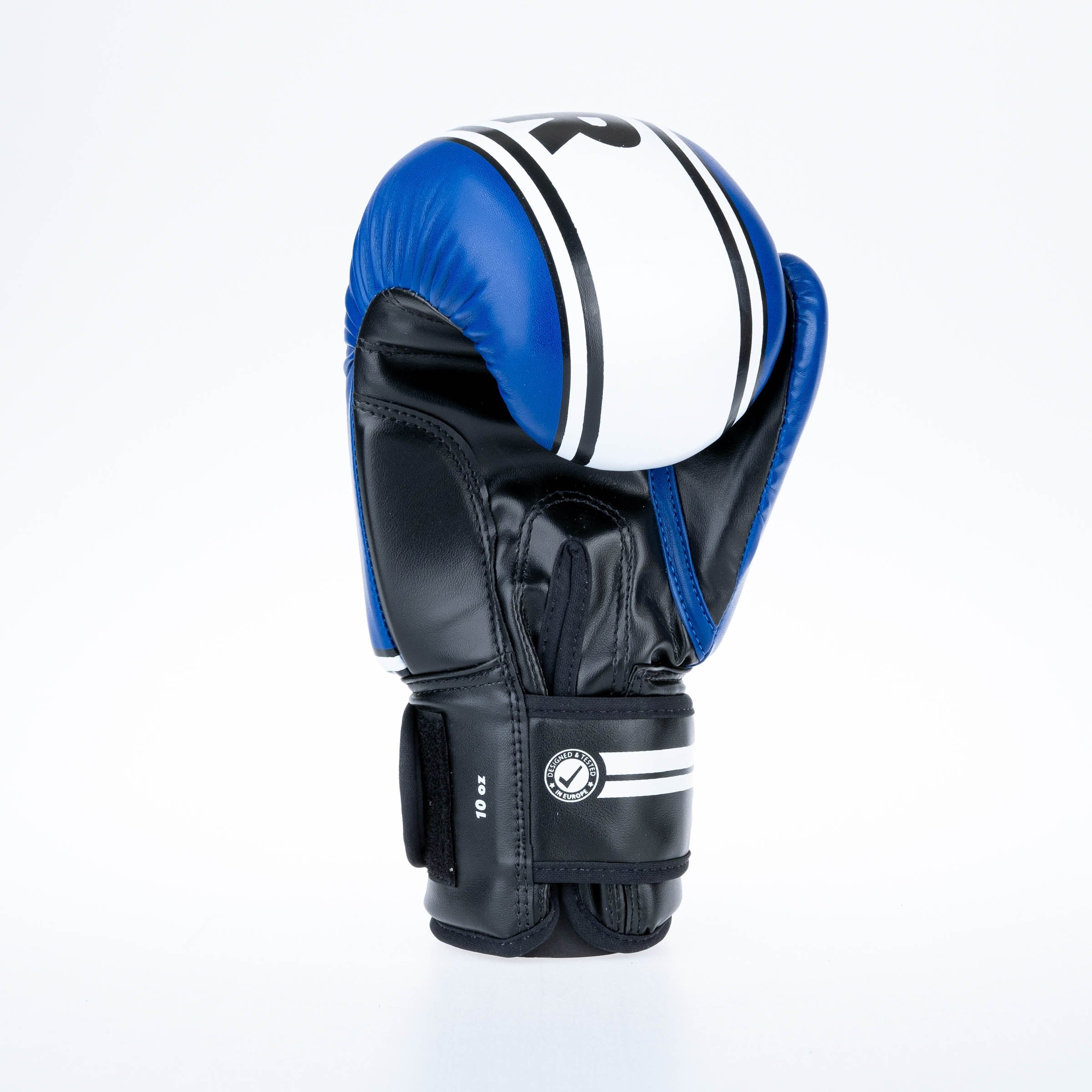 Fighter Boxing Gloves Basic Stripe - blue