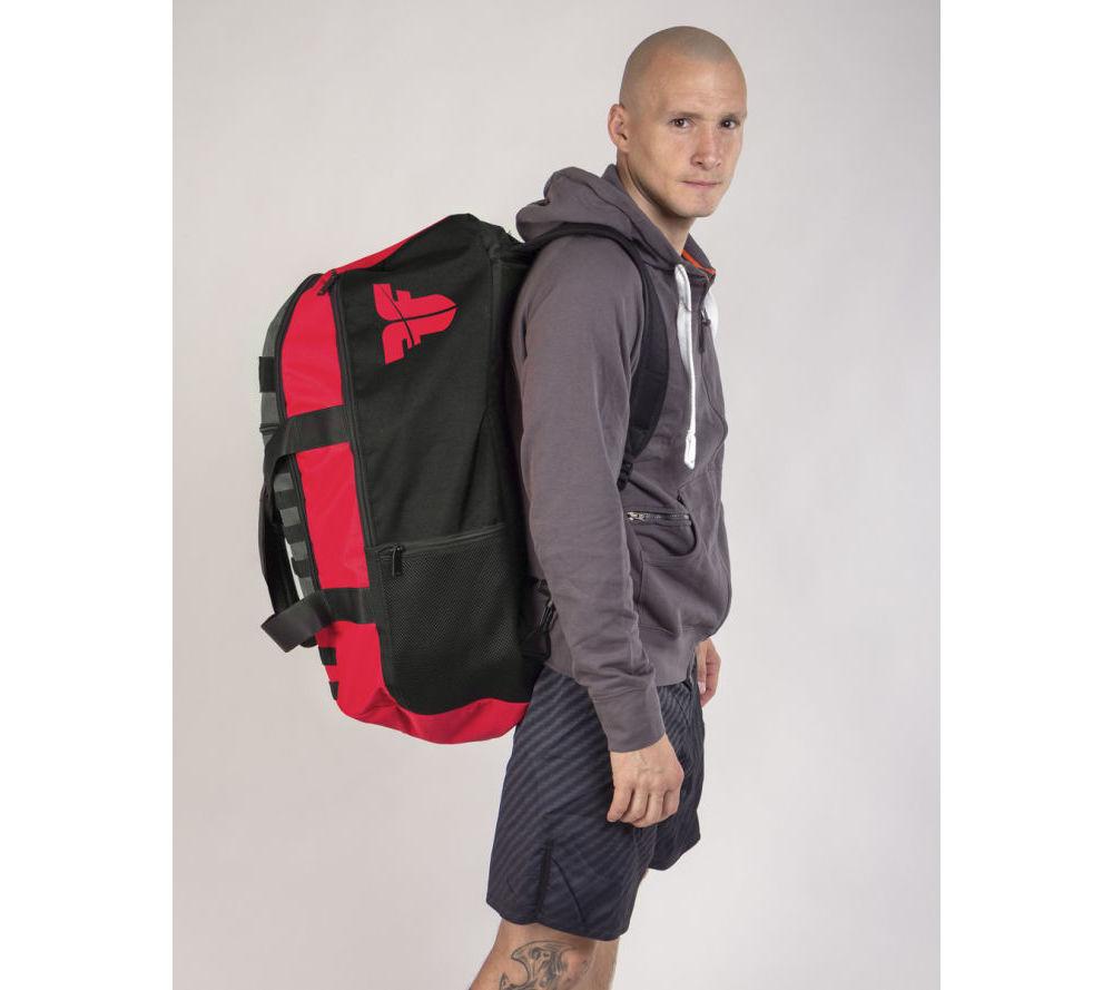 Sports Bag FIGHTER LINE XL - red/gray/black