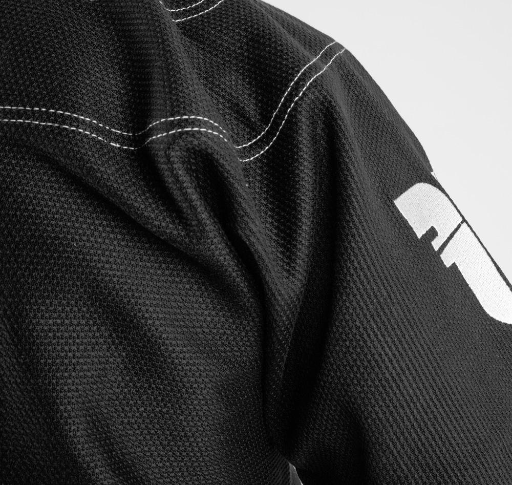 Fighter BJJ Kimono Rice Straw - black