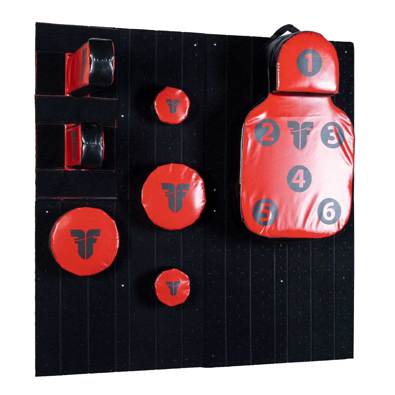 Fighter Training Power Wall SET - red, FPWS-01