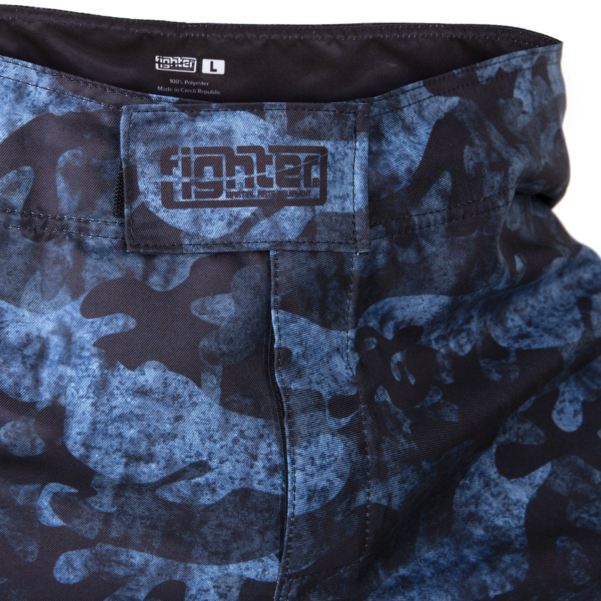 Fighter MMA Shorts - Urban Camo - blue