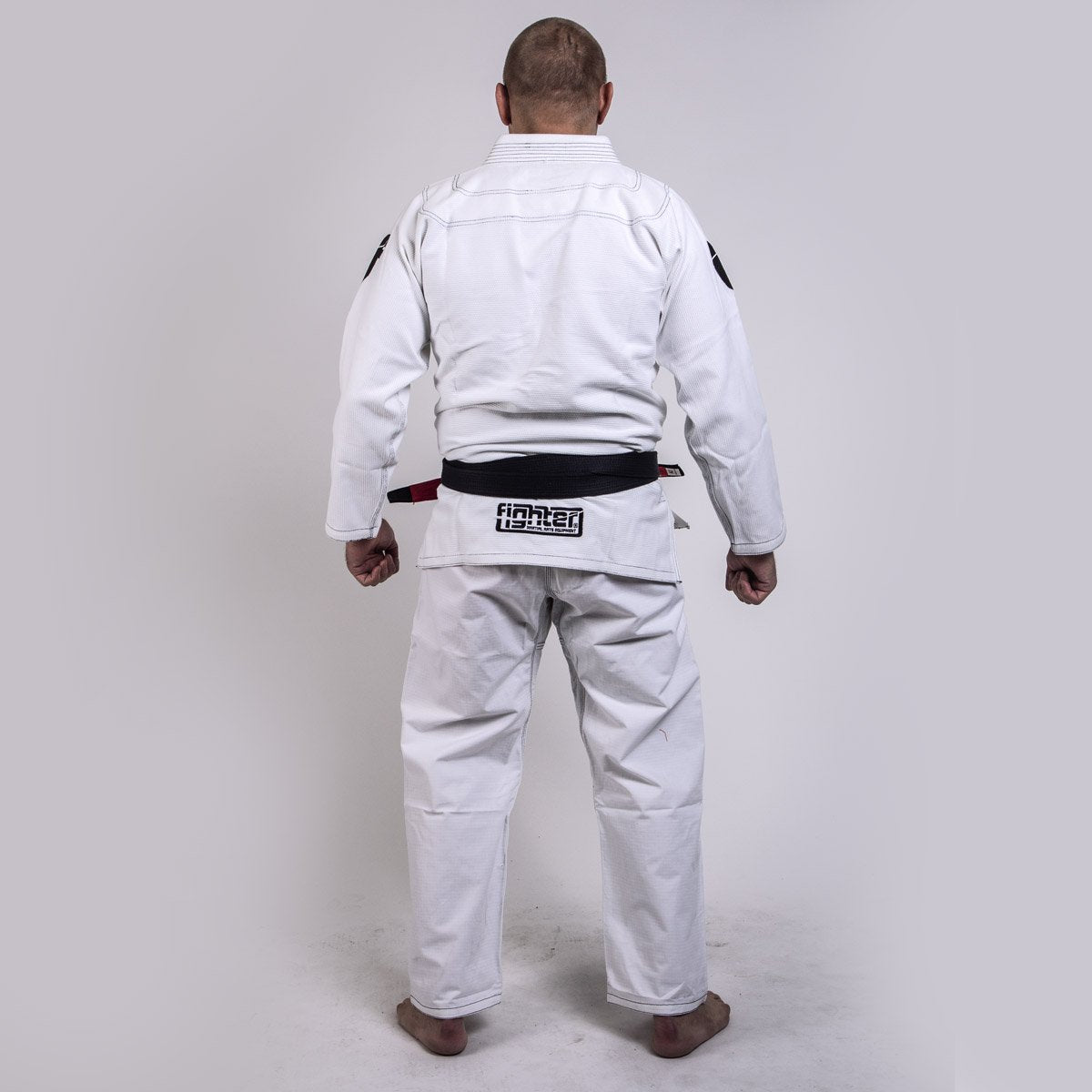 Fighter BJJ Kimono Rice Straw - white