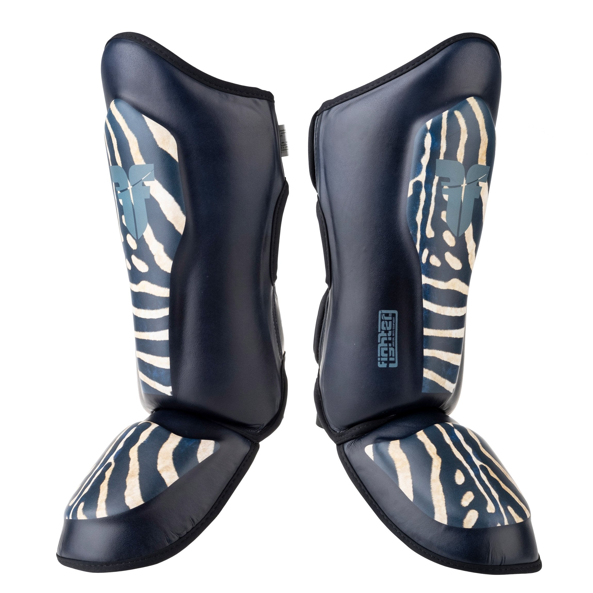 Fighter Shinguards Thai Jungle Series - Zebra