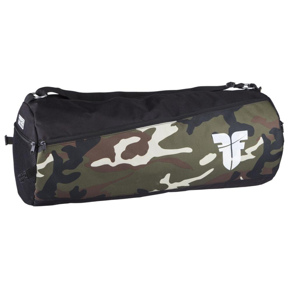 Fighter Round Shoulder Bag - black/camo