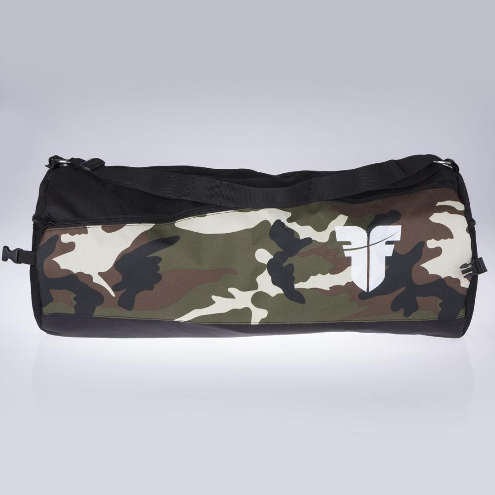 Fighter Round Shoulder Bag - black/camo