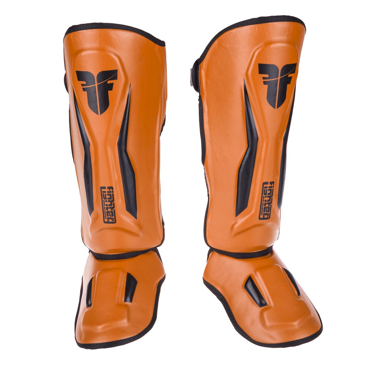 Fighter Shinguards Thai Ergo - orange/black