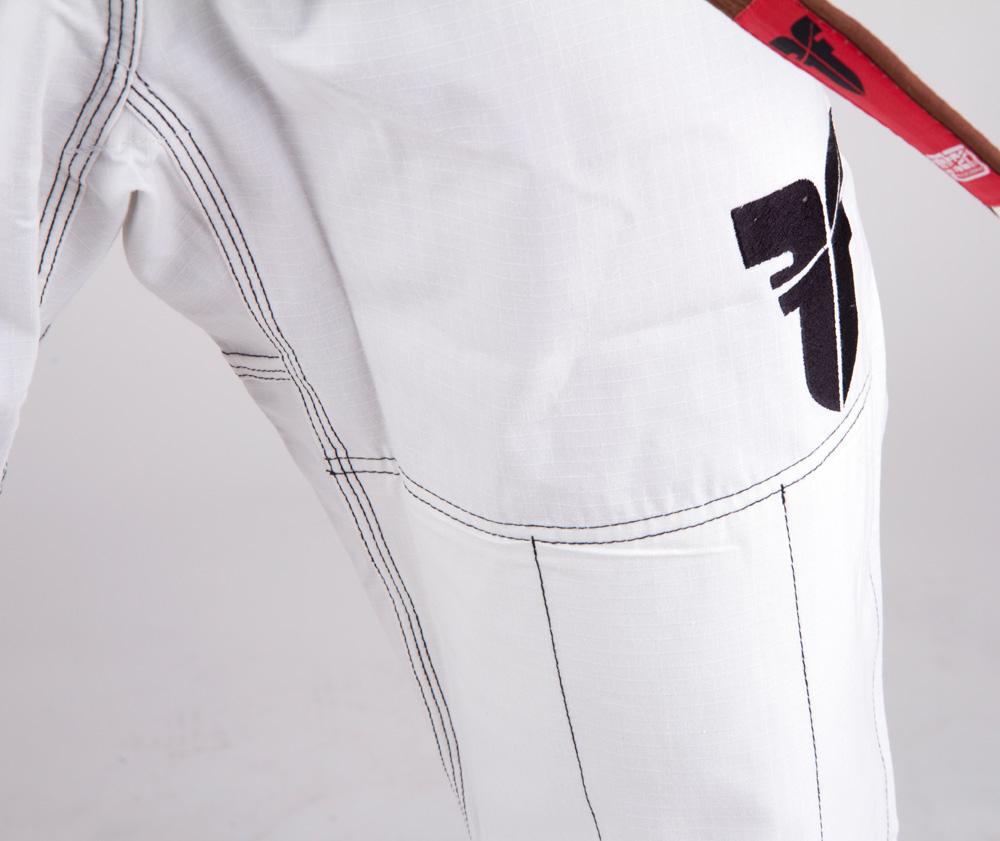 Fighter BJJ Kimono Rice Straw - white