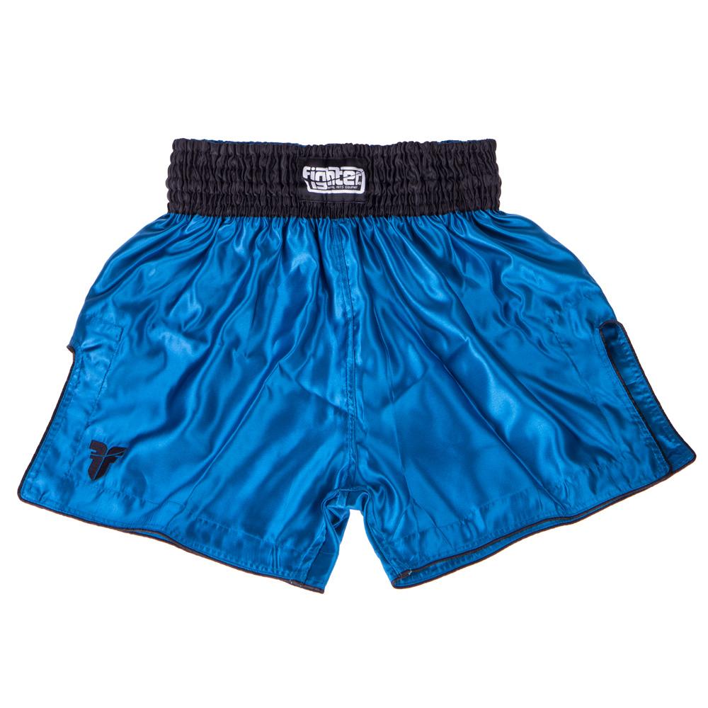 Fighter Thai Trunks Bangkok Plain - blue/black