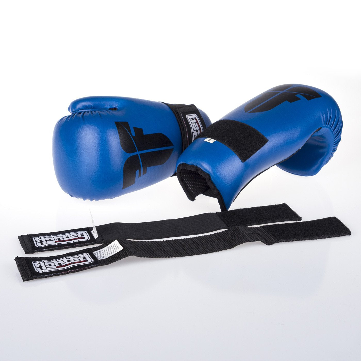 Fighter Open Gloves Strap - blue, FOG-001BL