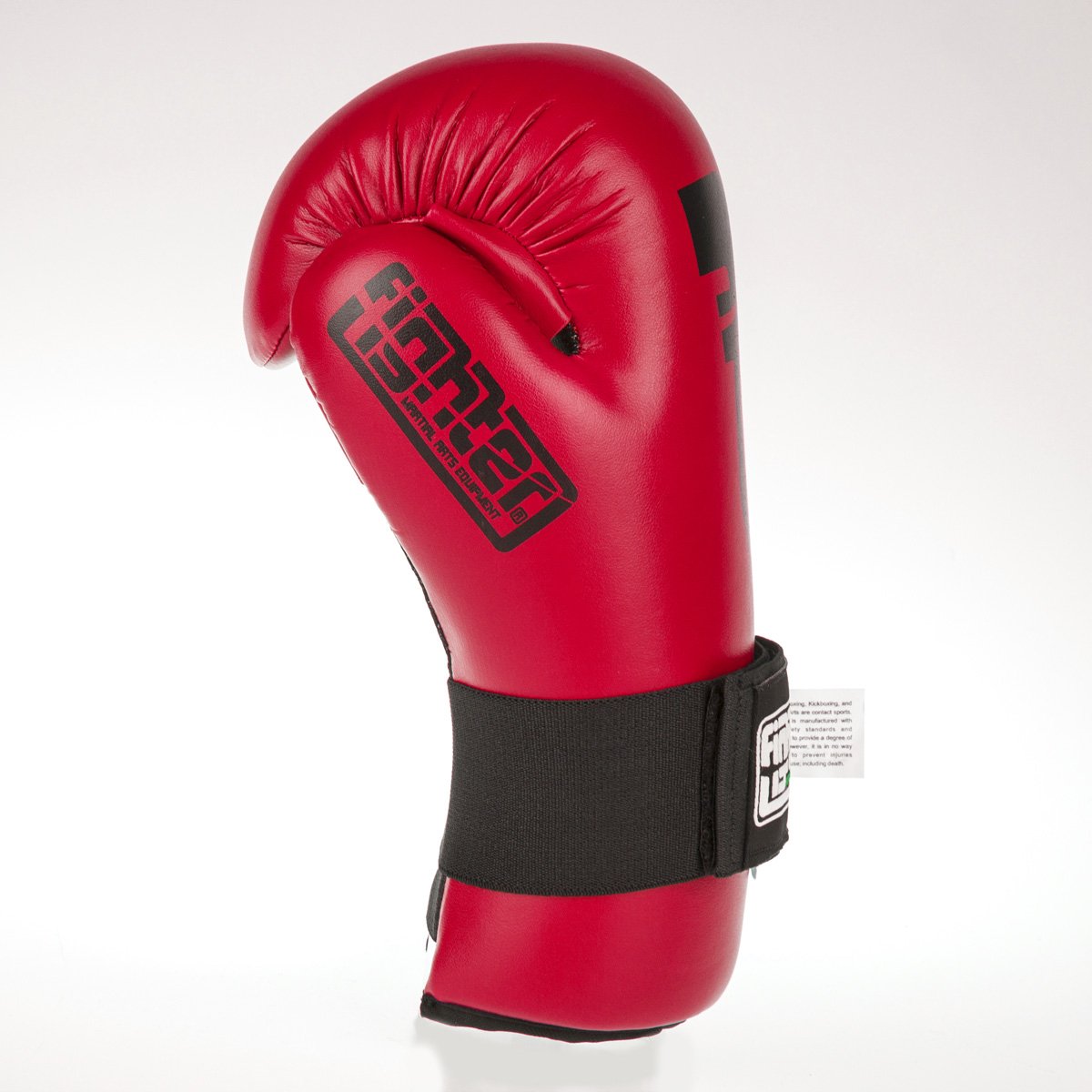 Fighter Open Gloves Strap - dark red, FOG-001R