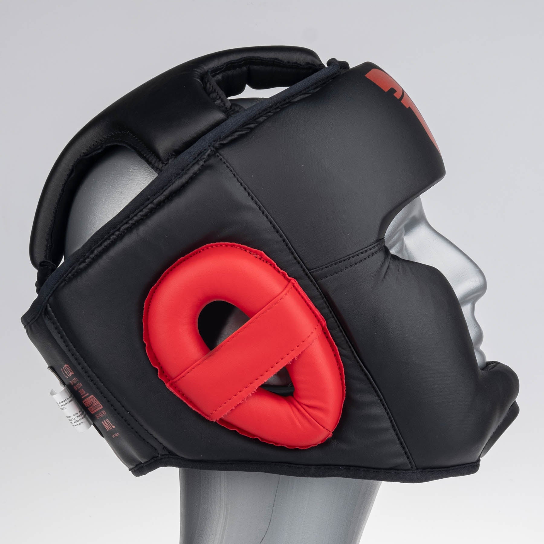 Fighter Headguard Sparring - black/red, JE1421PURED