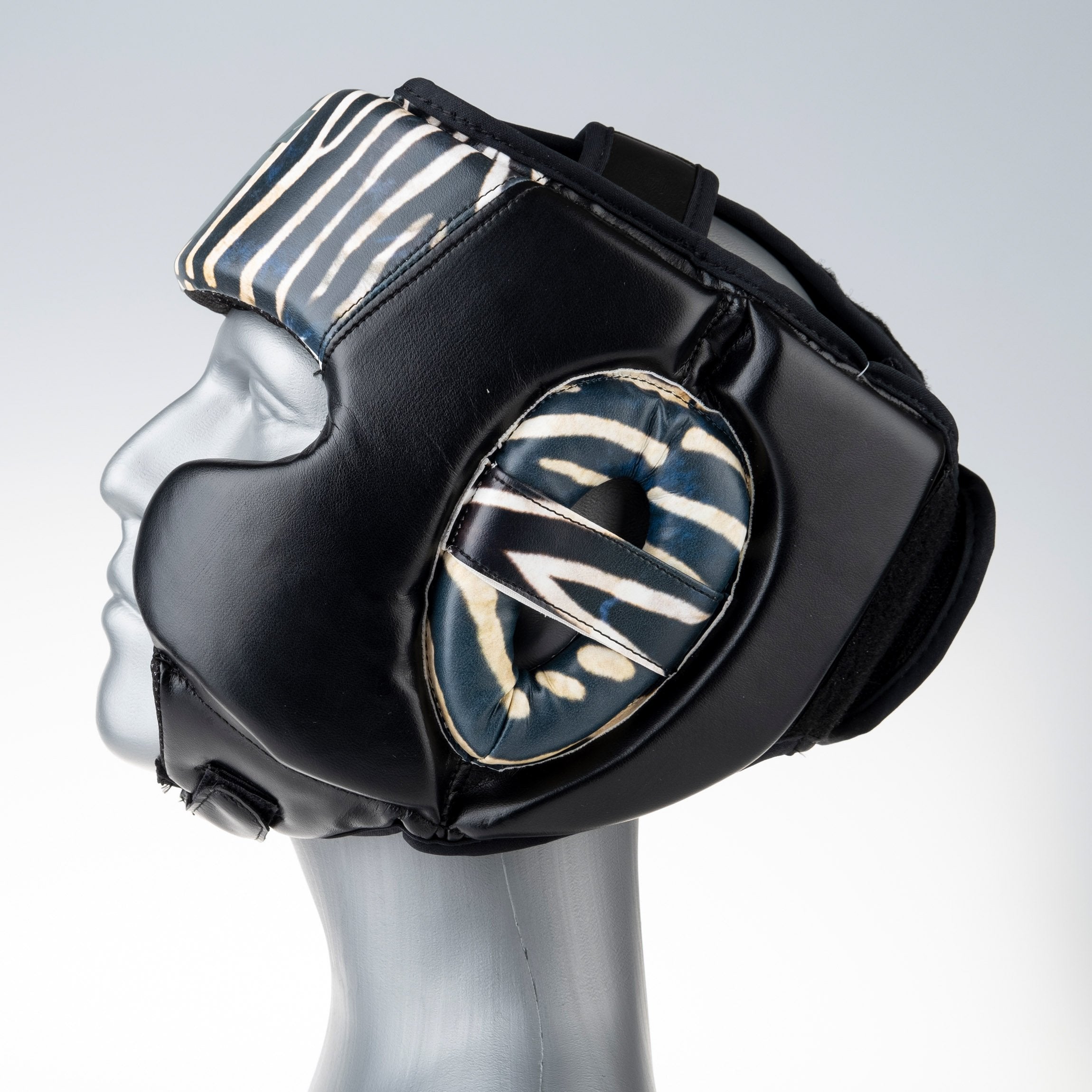 Headguard Fighter Sparring Pro Jungle Series - Zebra