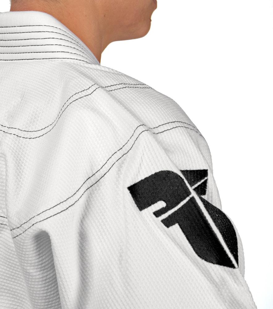 Fighter BJJ Kimono Rice Straw - white