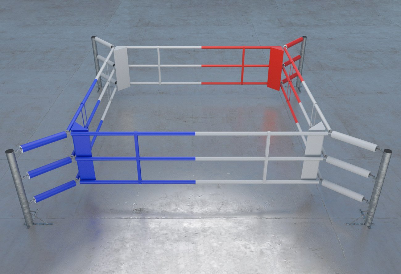 Floor Boxing Ring Fighter with 3 ropes