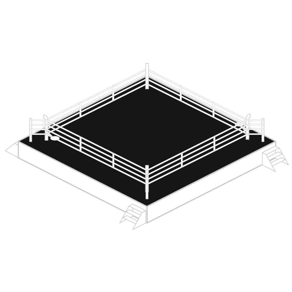 Boxing Ring Canvas - black - 5m - 7.8m