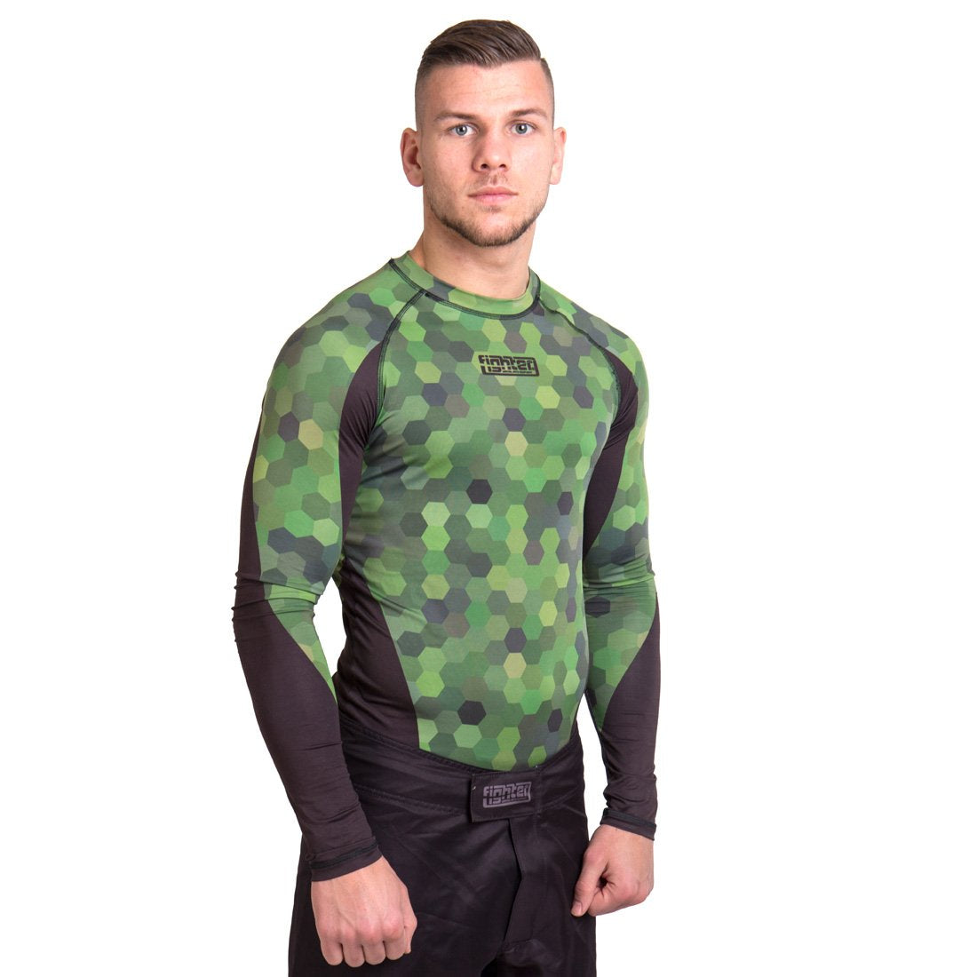 Fighter Rash Guard - Hexagon