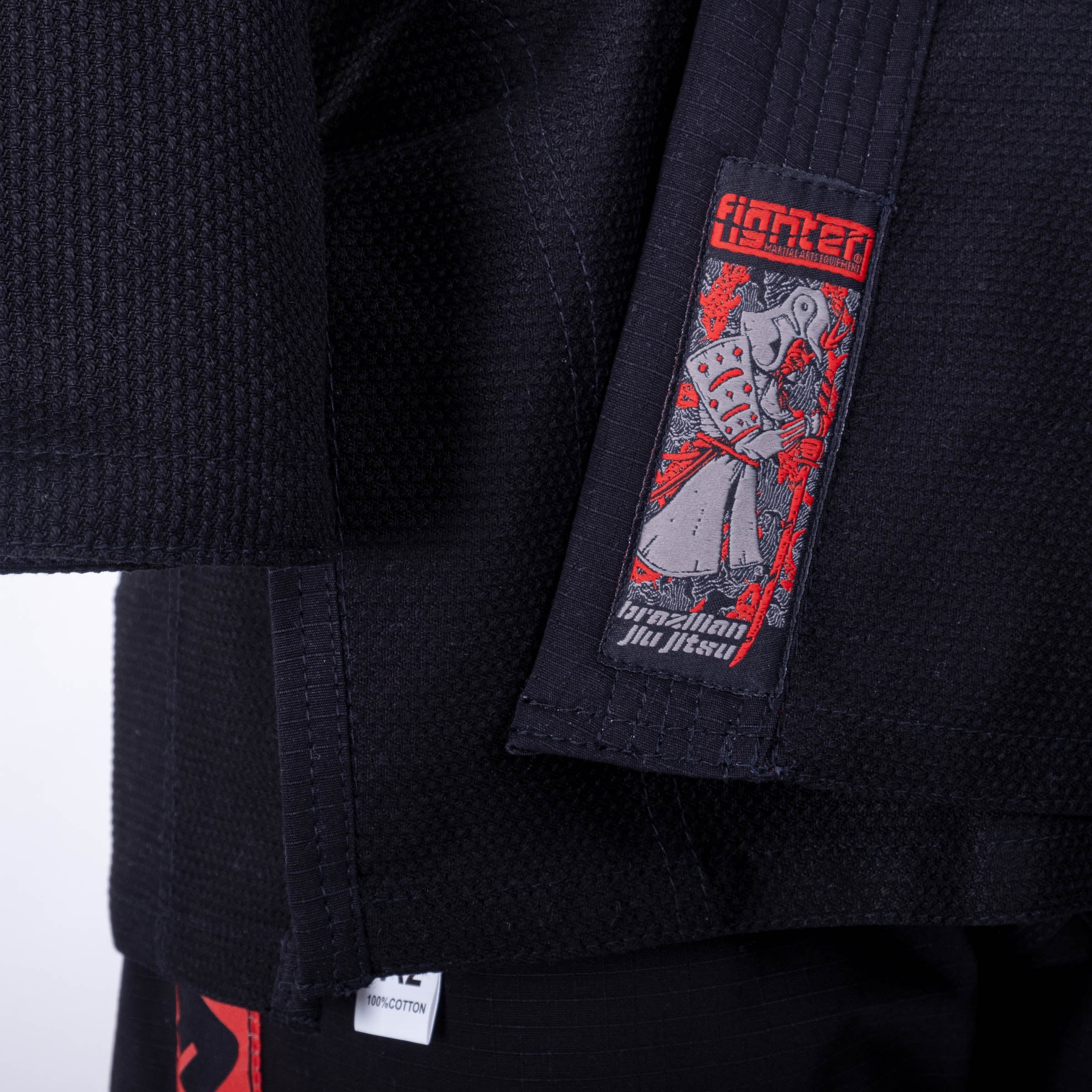 Fighter BJJ Uniform Samurai - black, BJJBW-N01