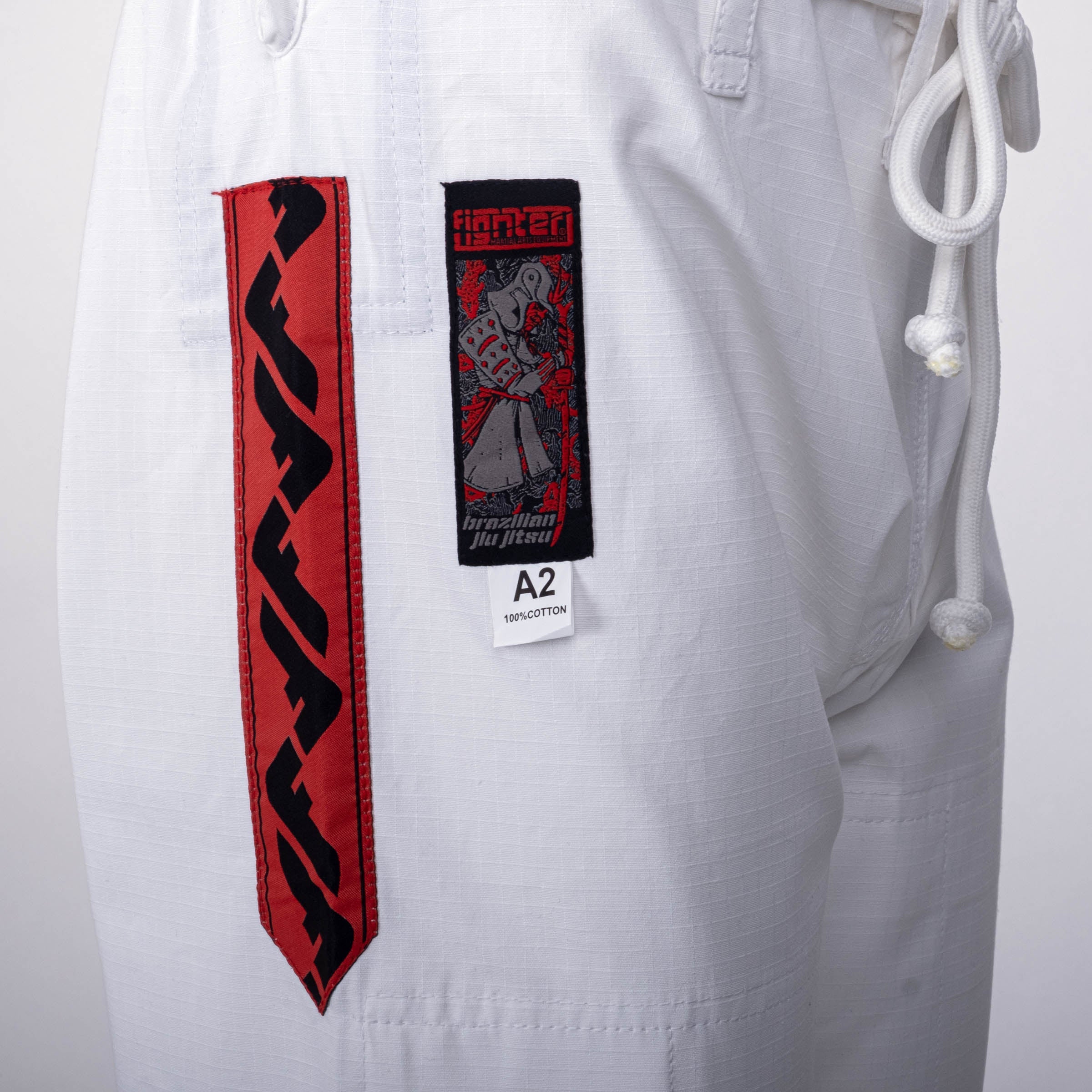 Fighter BJJ Uniform Samurai - white, BJJBW-N03