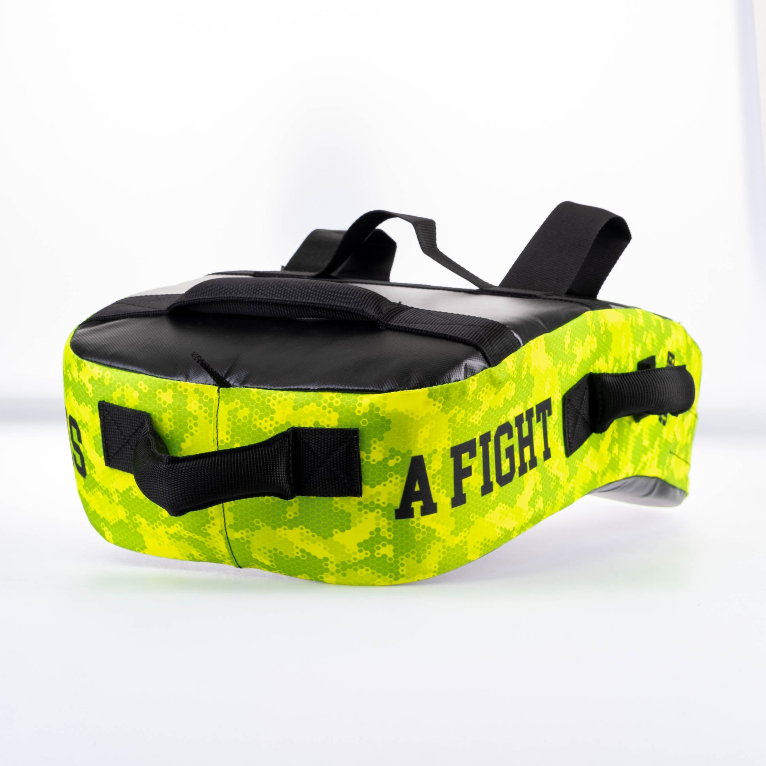 Fighter Kicking Shield - MULTI GRIP - Life is a Fight - Neon Camo, FFKSH-37