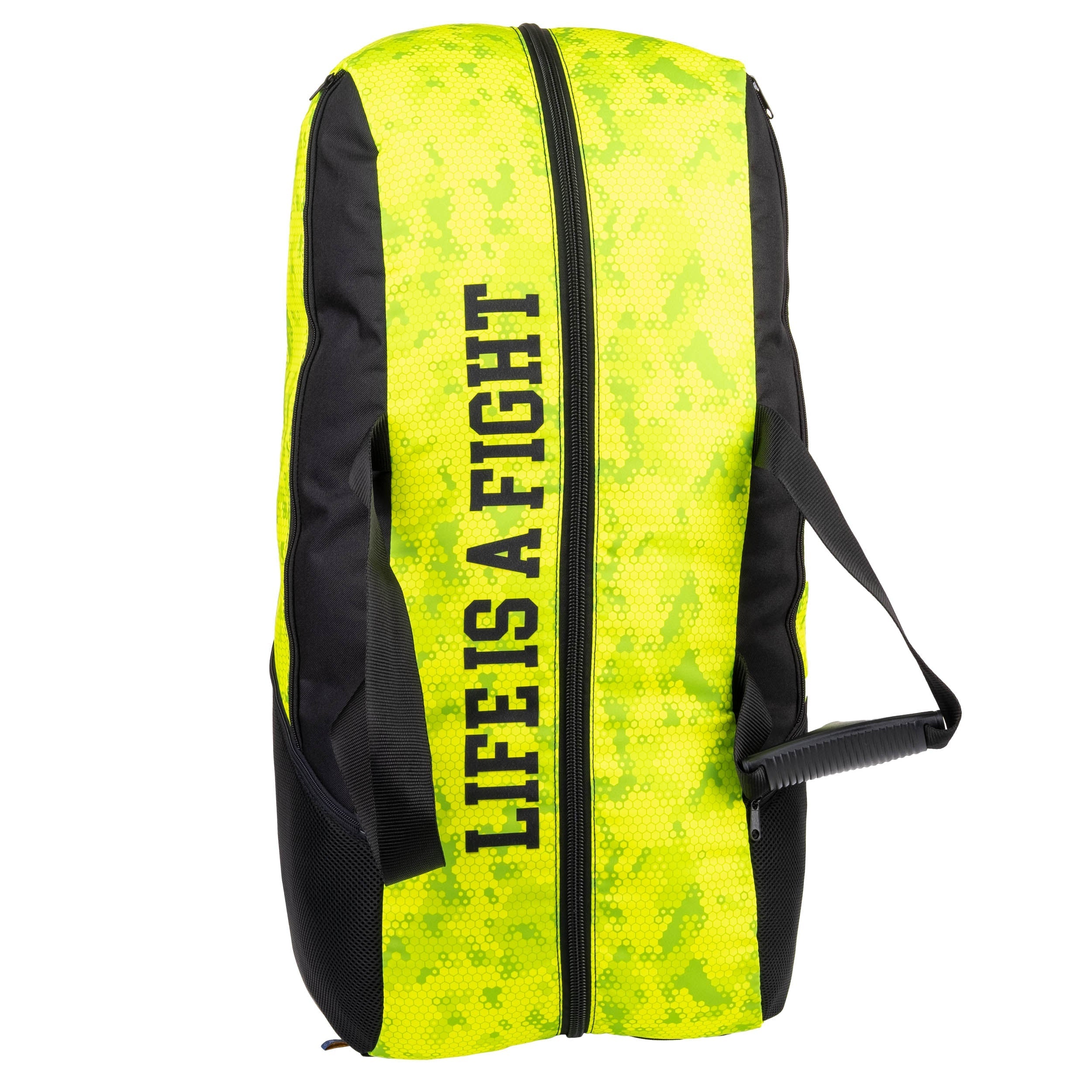 Fighter Sports Bag/Backpack - neon yellow honeycomb