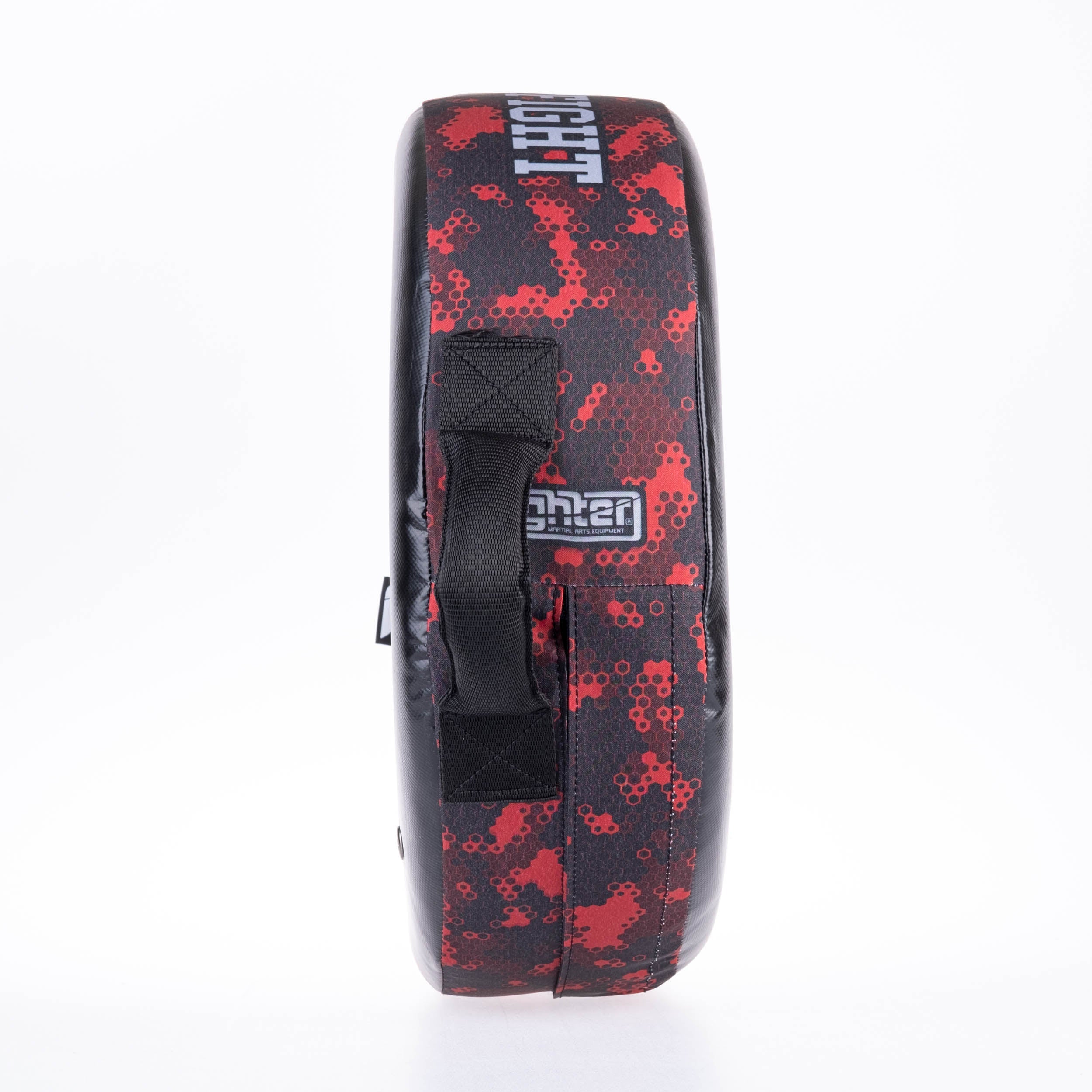 Fighter Round Shield - Life Is A Fight - red camo, FKSH-32