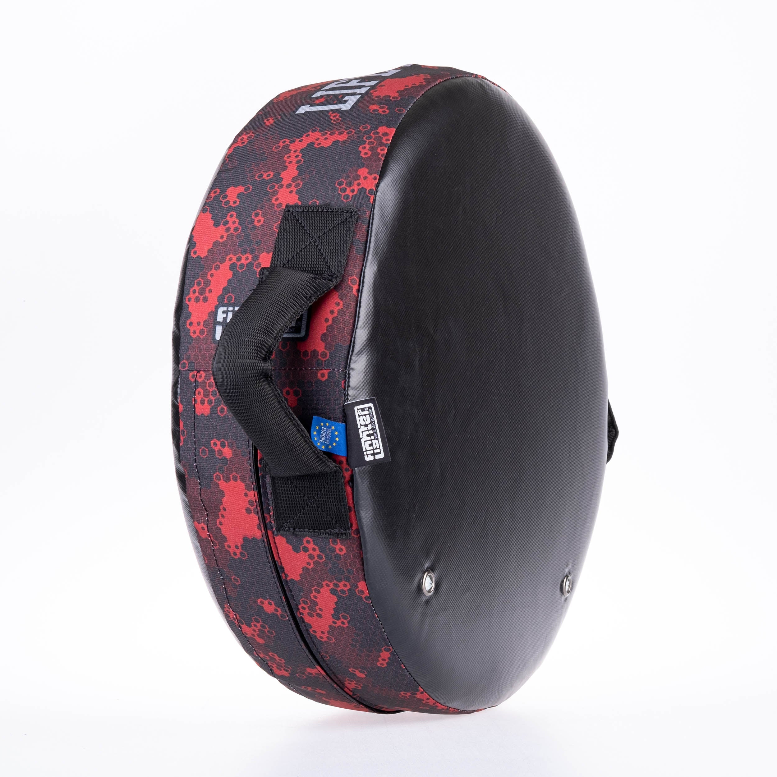 Fighter Round Shield - Life Is A Fight - red camo, FKSH-32