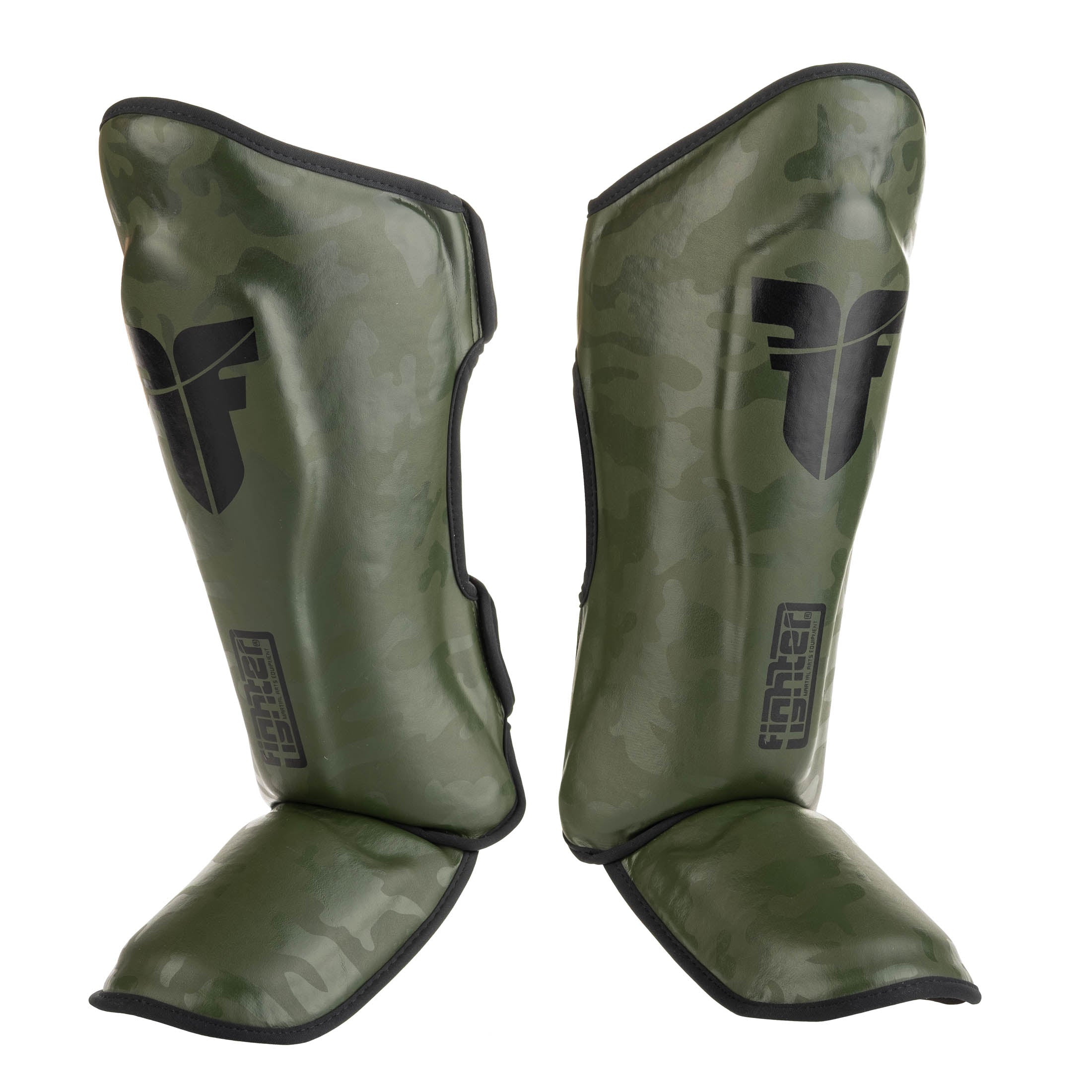 Fighter Shinguards Thai Classic - khaki/camo