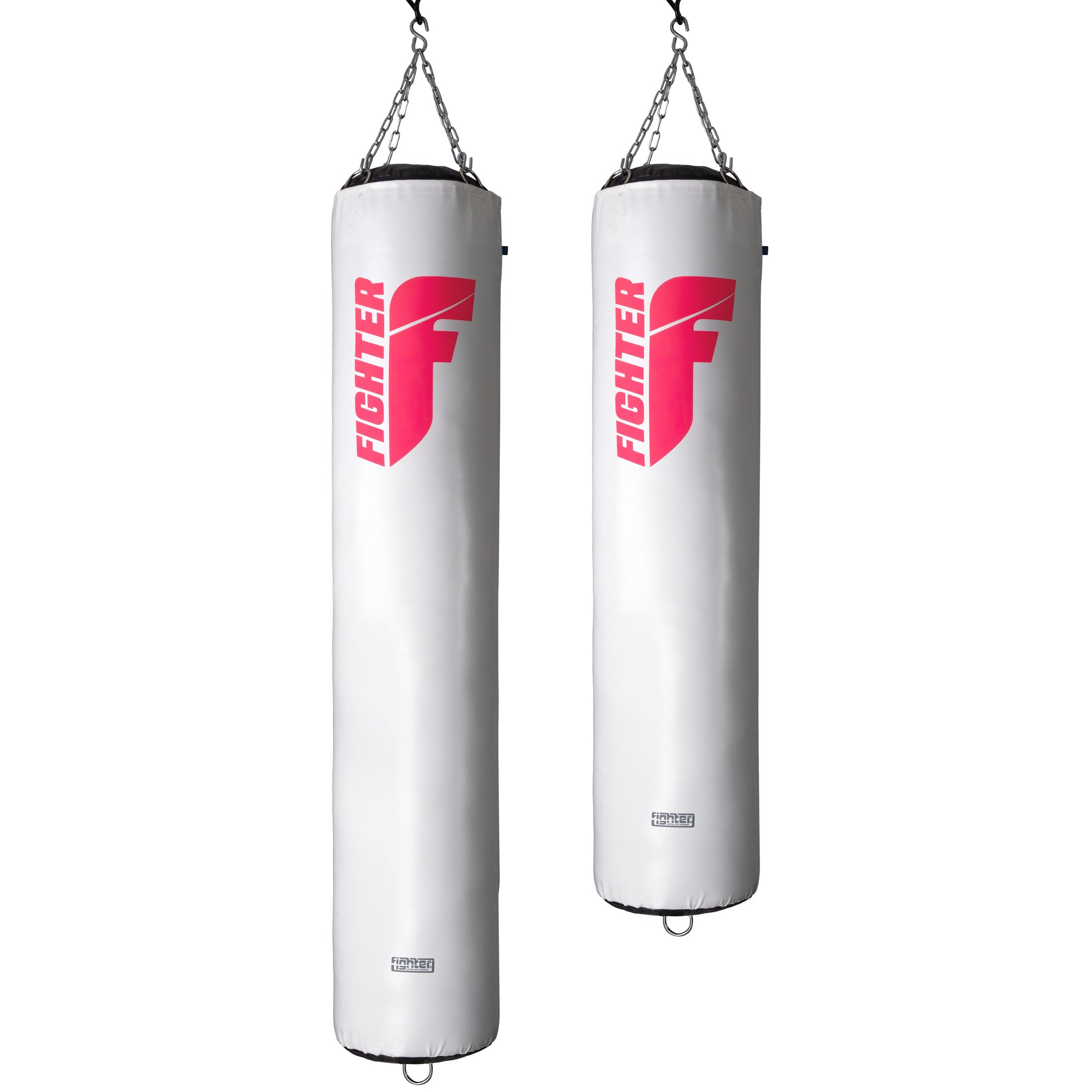 Fighter Boxing Bag Professional - white/pink, 150cm & 180cm; diameter 36cm