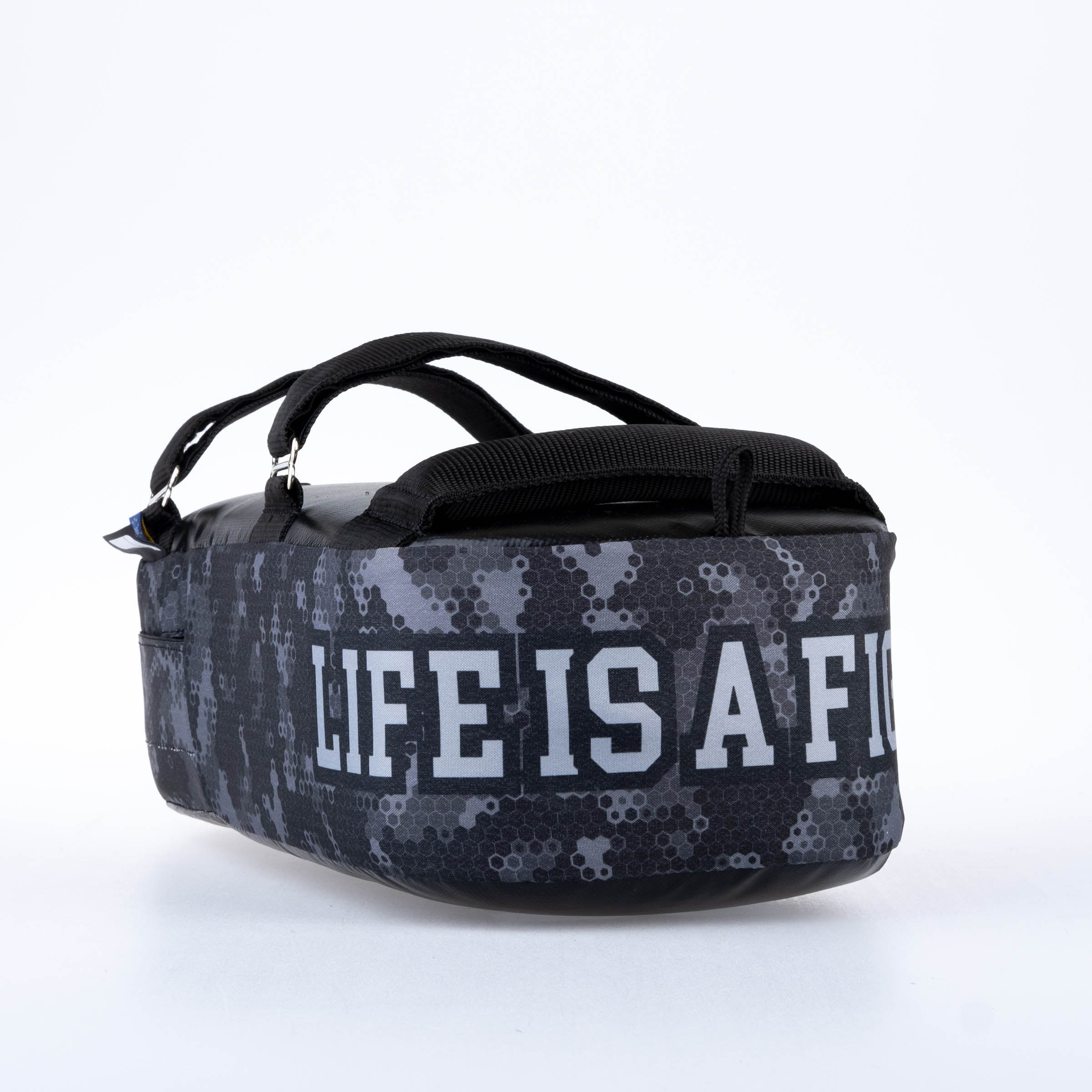 Fighter THAI Shield MAXI - Life Is A Fight - Gray Camo, F01602-DS05