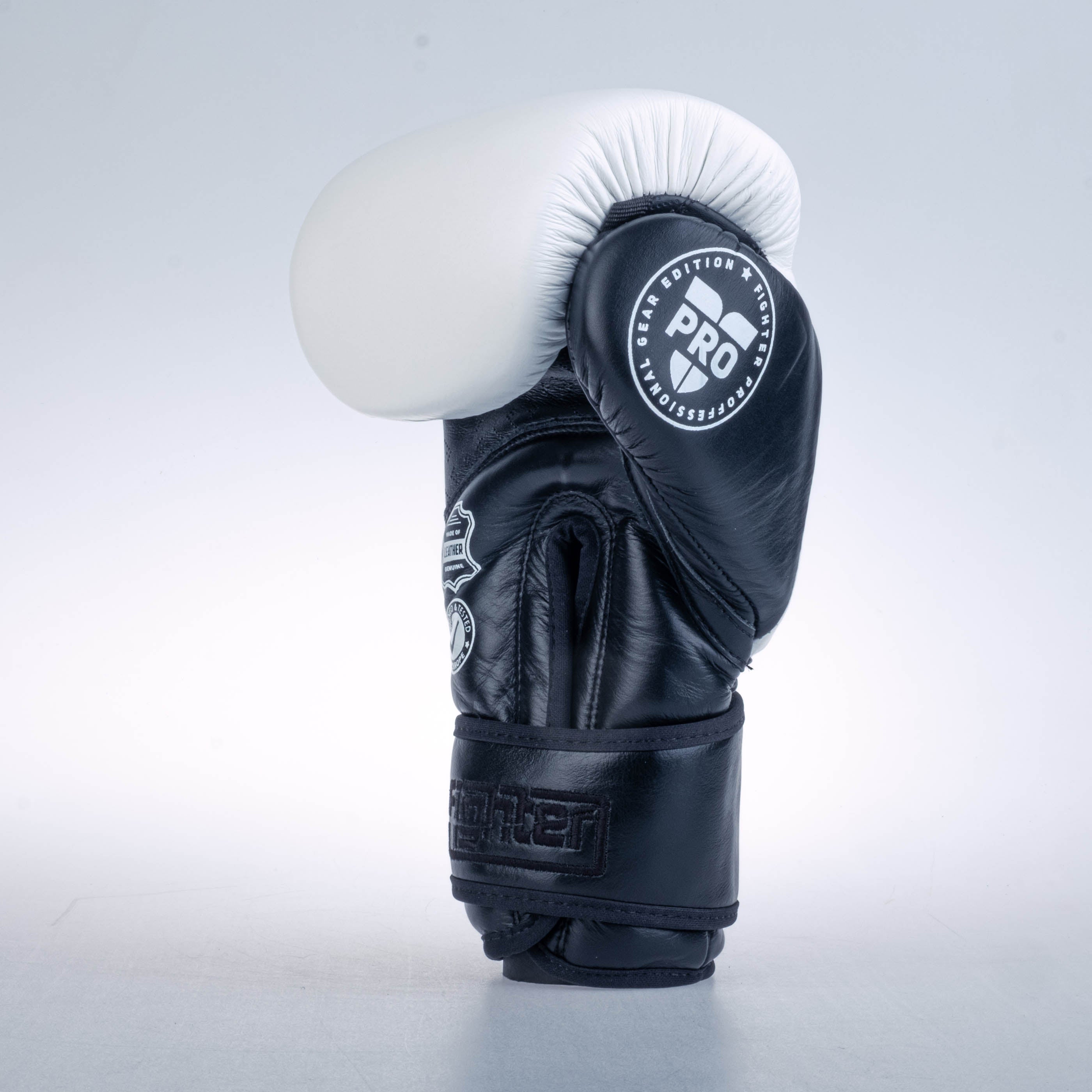 Fighter Boxing Gloves Pro - white, FBG-PRO-001