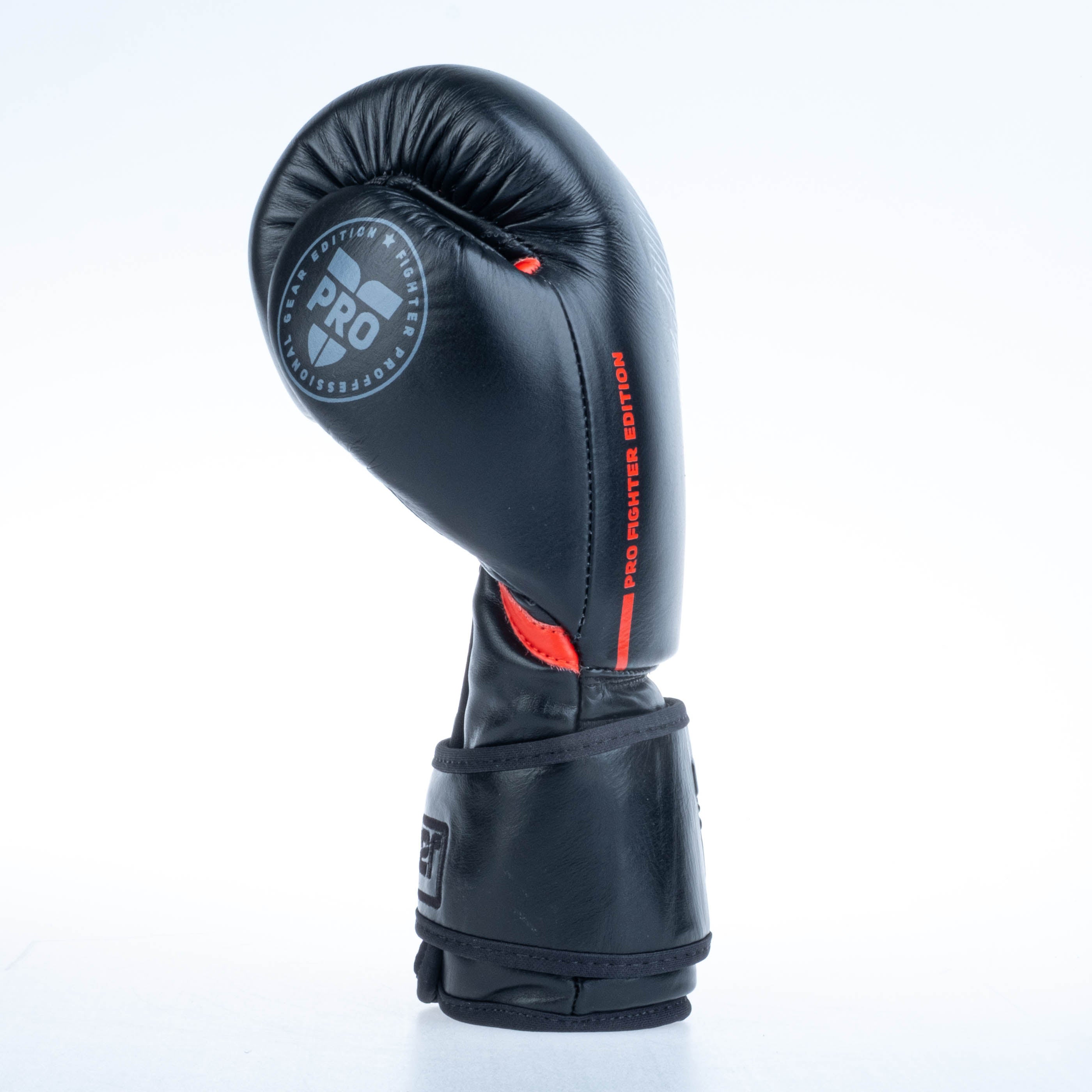 Fighter Boxing Gloves Pro - black, FBG-PRO-002