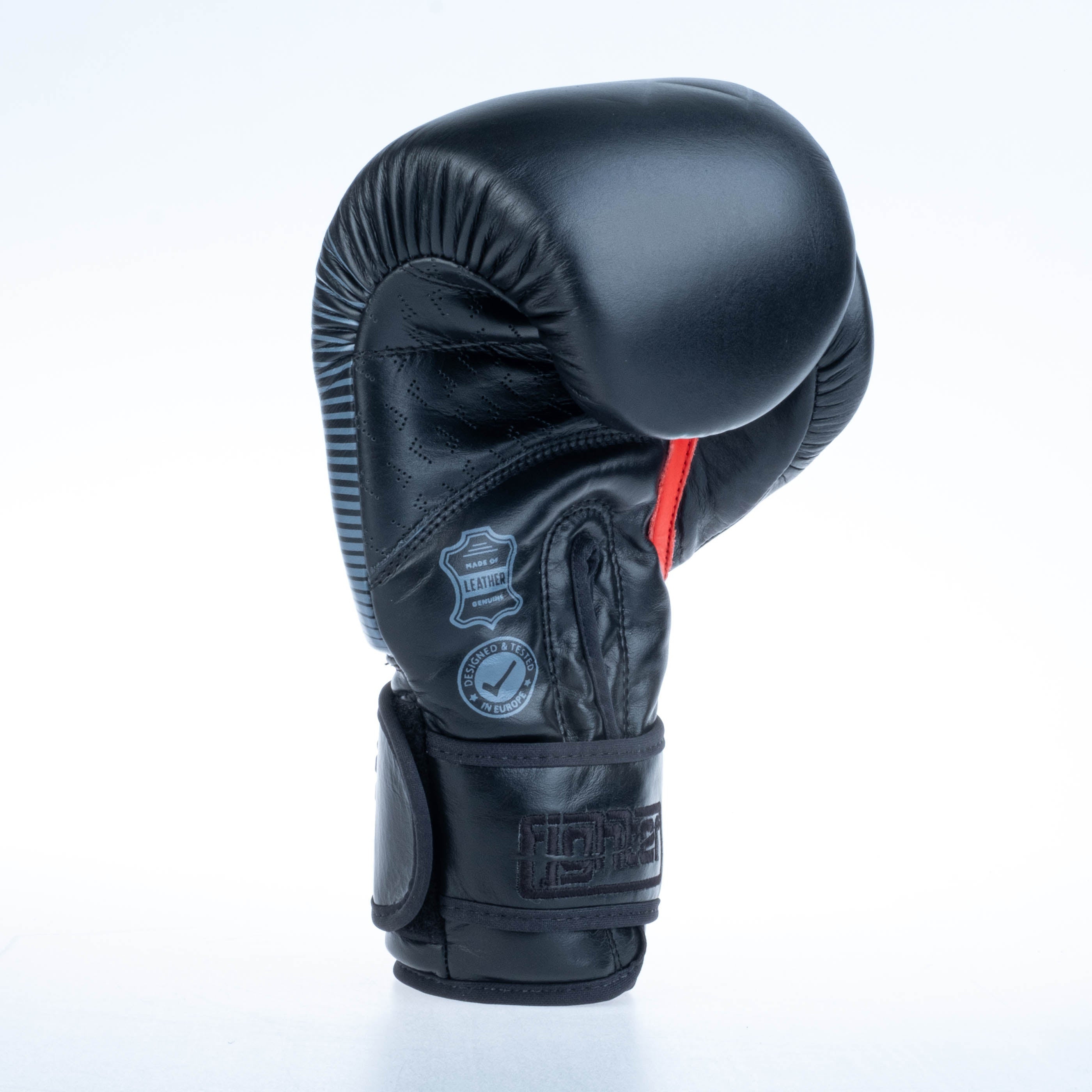 Fighter Boxing Gloves Pro - black, FBG-PRO-002