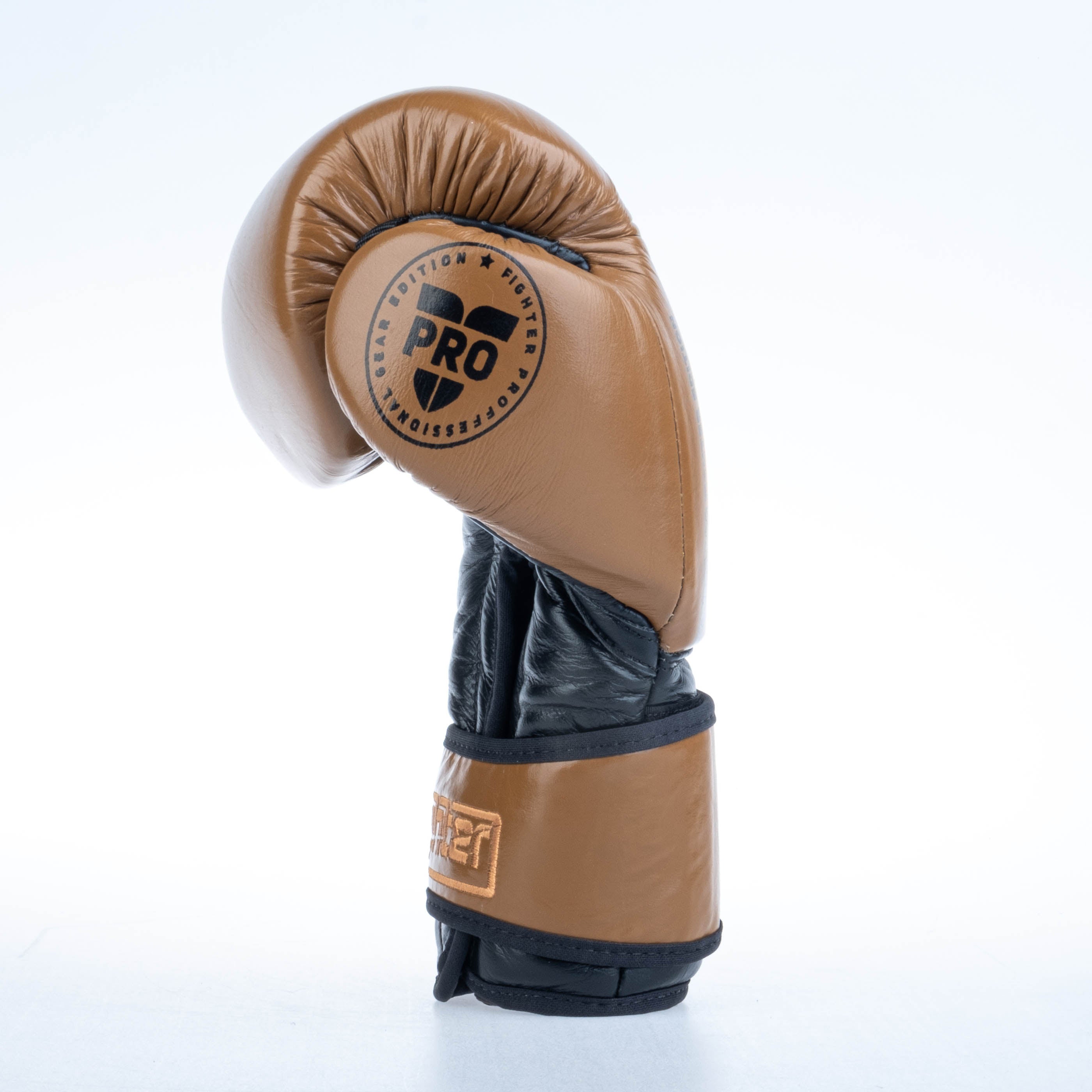 Fighter Boxing Gloves Pro - brown, FBG-PRO-003